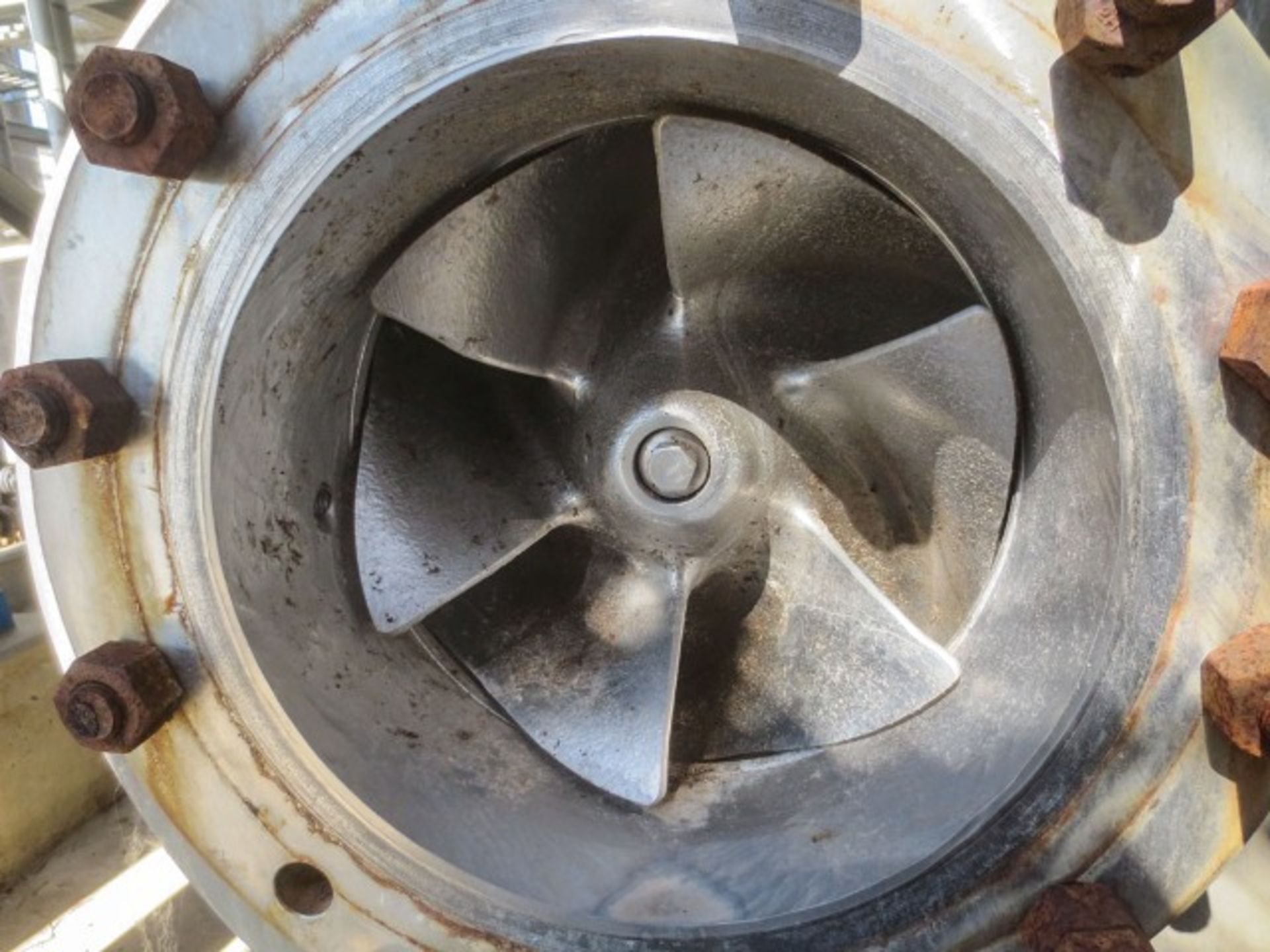 Goulds centrifugal pump, model 3175L. Size 14X14-22H with impeller dia 19.8125". 6 vane. Designed - Image 8 of 10