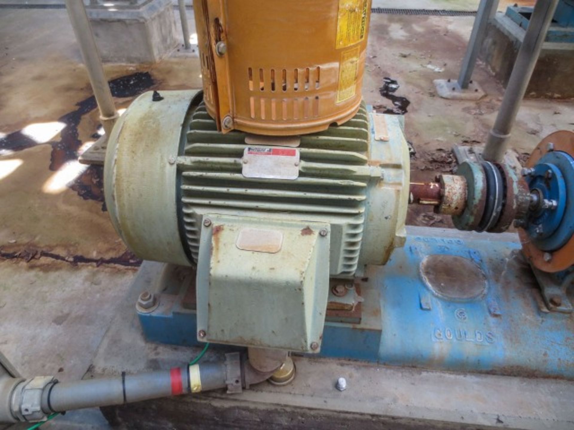 Goulds centrifugal pump, model 3196 MTX. Stainless steel 316. Size 3X4- Rigging/Loading Fee: $850 - Image 4 of 8