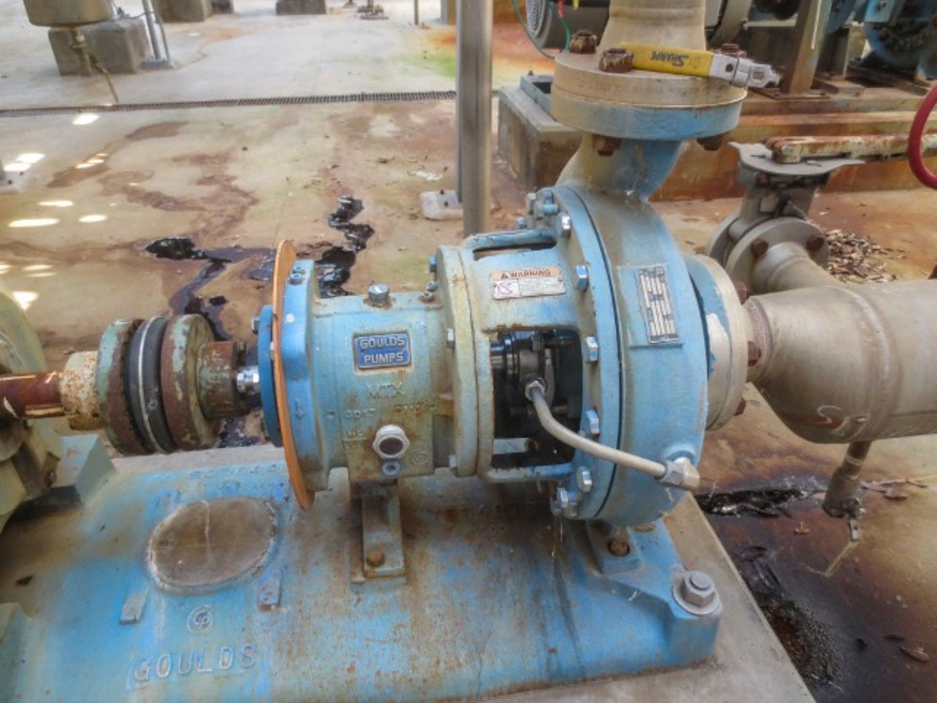 Goulds centrifugal pump, model 3196 MTX. Stainless steel 316. Size 3X4- Rigging/Loading Fee: $850 - Image 2 of 8
