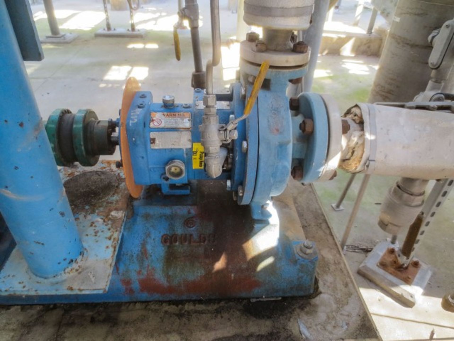 Goulds centrifugal pump, model 3196 STX. Stainless steel 316, size Rigging/Loading Fee: $650 - Image 7 of 8