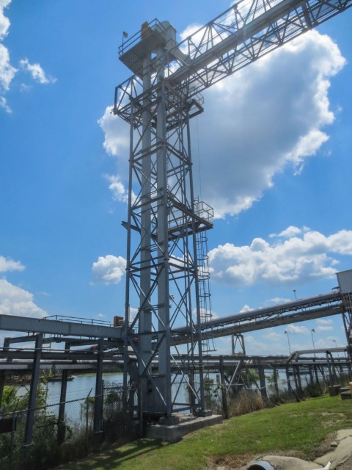 GSI Bucket elevator leg 12 x 18 x 75 ft tall. Model 50P36-75. Designed for DDGS 60 TPH at 40 PCF. - Image 2 of 4