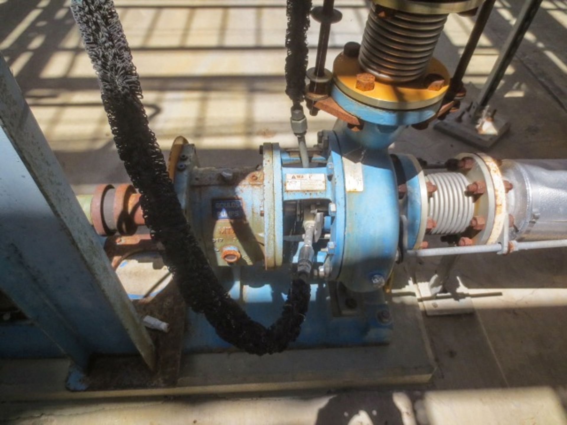 Goulds centrifugal pump, model 3196 MTX. Stainless Steel 316; Size 3X4- Rigging/Loading Fee: $650 - Image 6 of 7