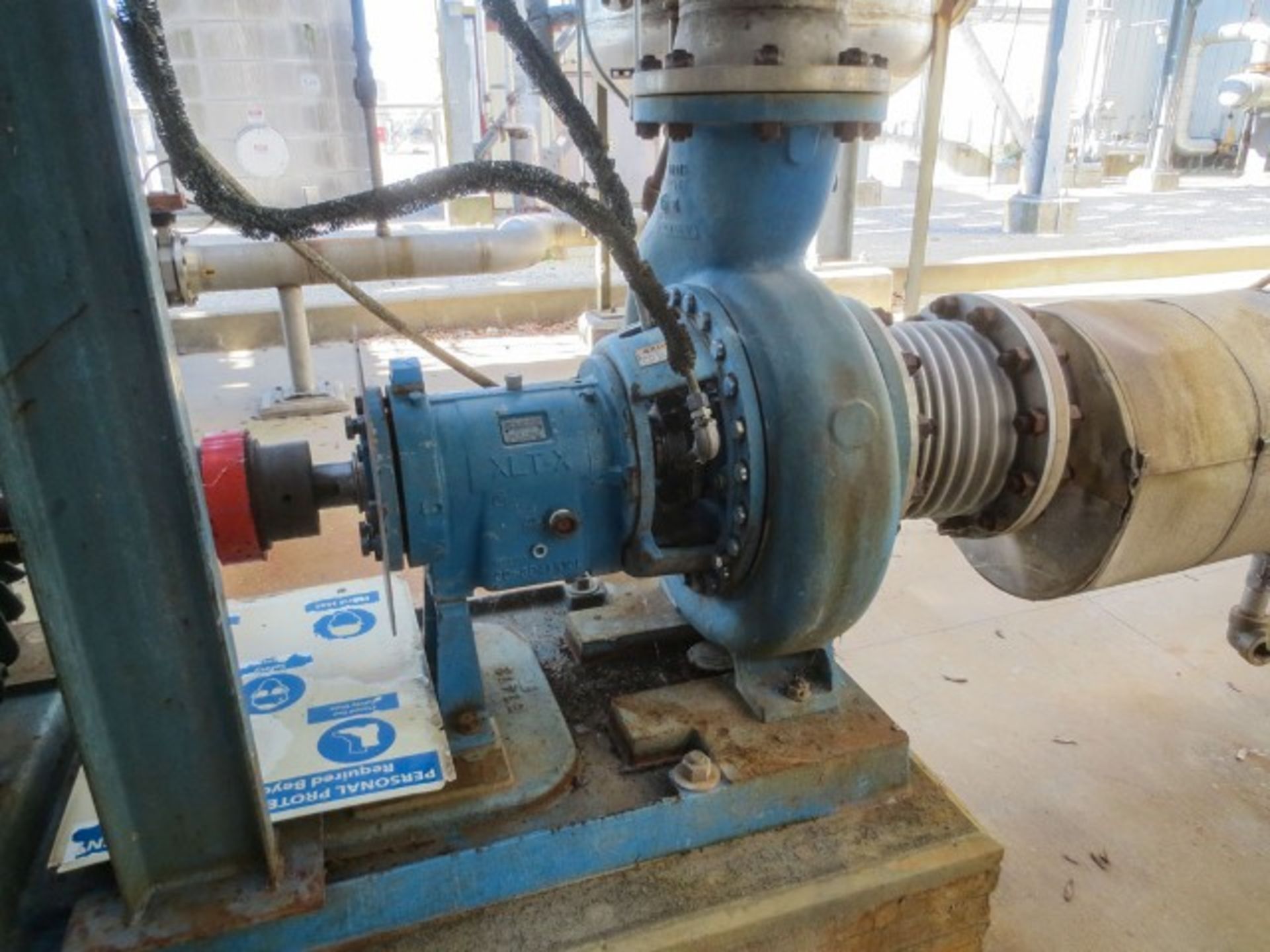 Goulds centrifugal pump, model 3196 XLTX. Material CD4MCU. Size 8X10- Rigging/Loading Fee: $1000 - Image 7 of 8