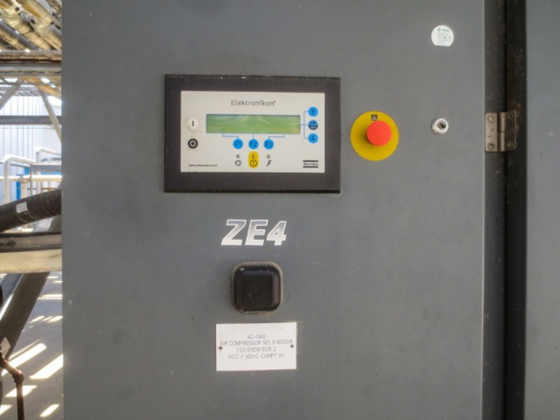 Atlas Copco rotary screw ZE4B. Oil free screw 800 cfm (will have to ver Rigging/Loading Fee: $1000 - Image 5 of 6