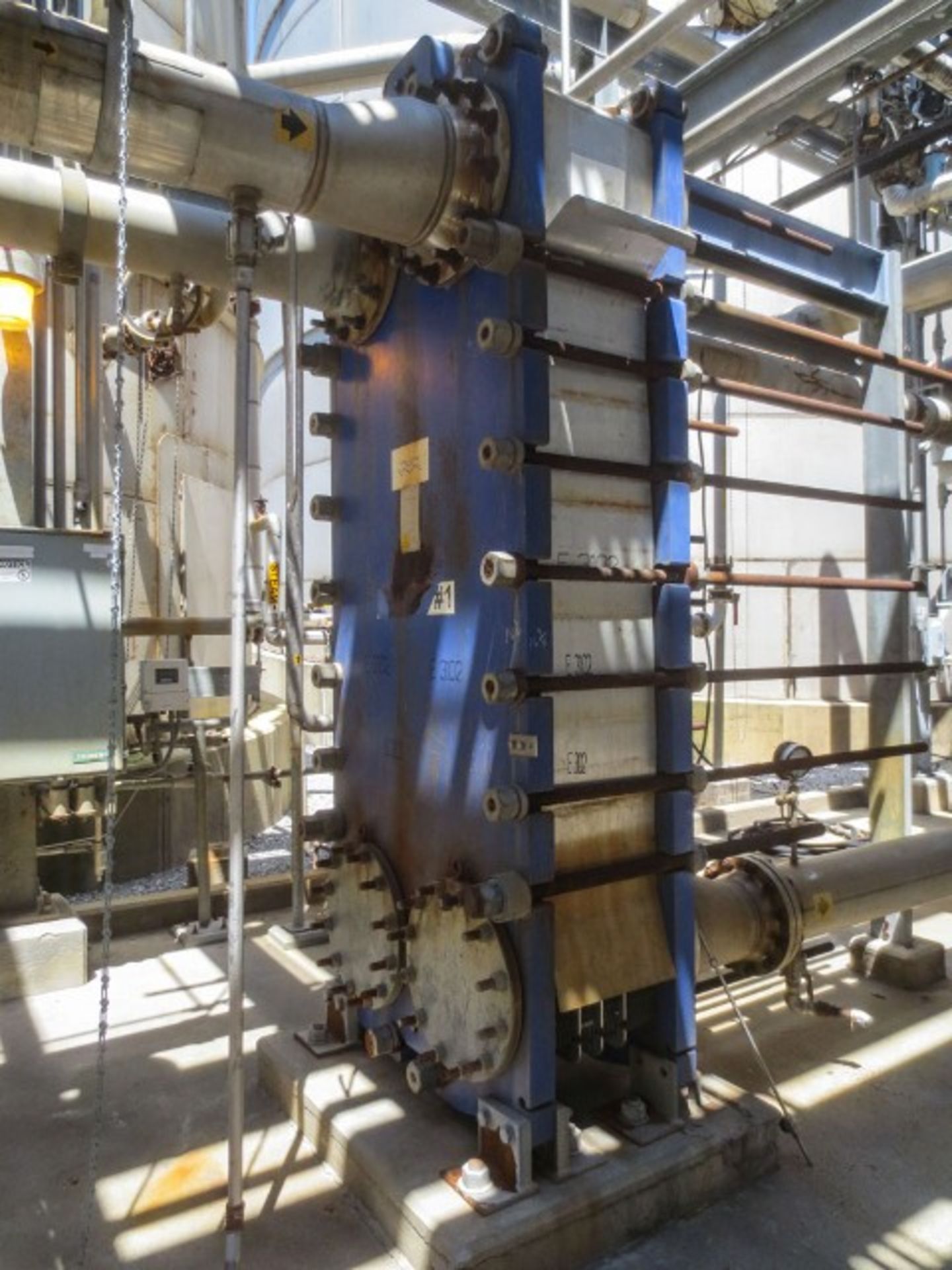 Alfa Laval Plate heat exchanger Model Widegap 350S-FG. Has 50 plates at Rigging/Loading Fee: $1000