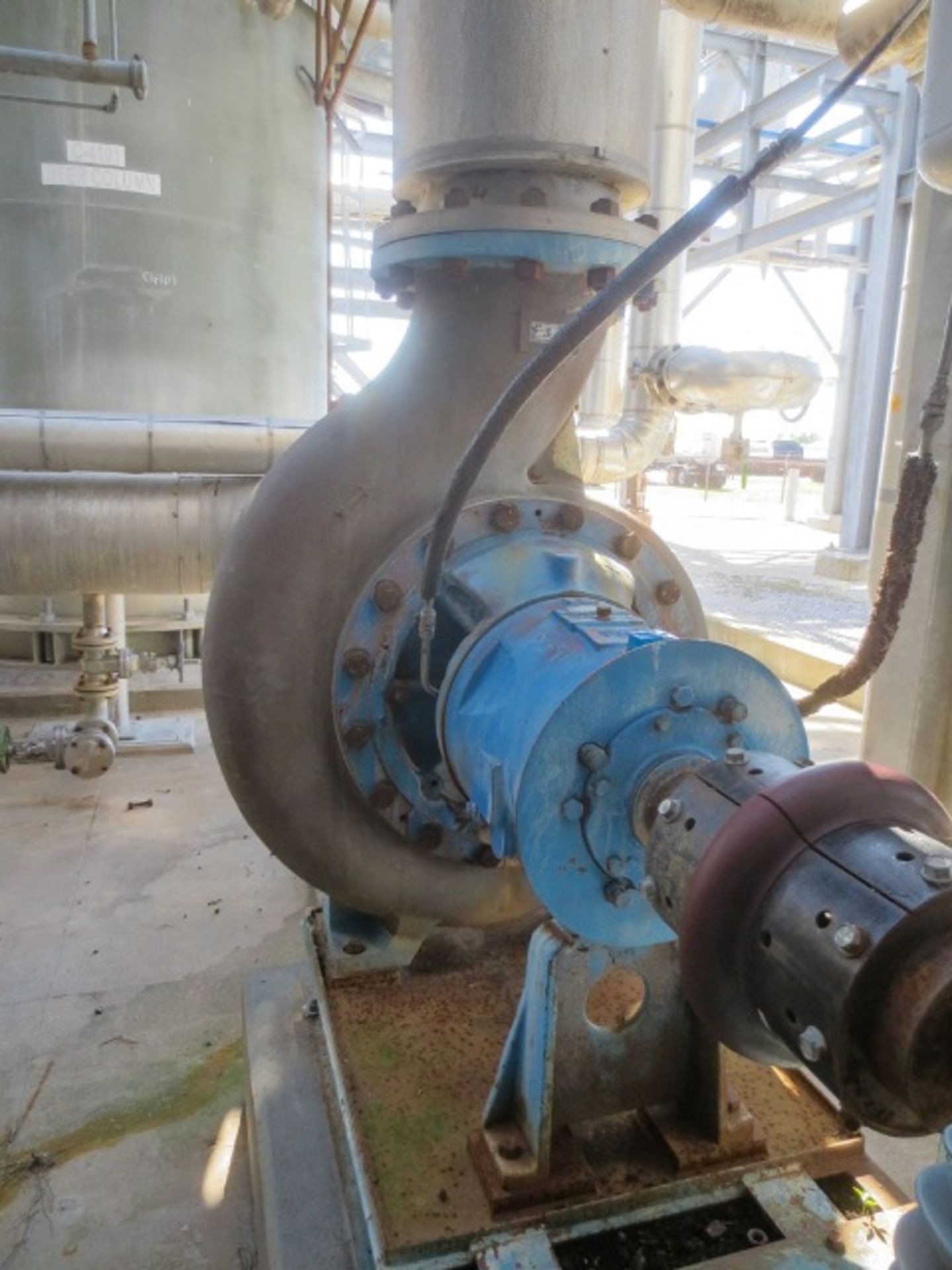 Goulds centrifugal pump, model 3175L. Size 14X14-22H with impeller dia 19.8125". 6 vane. Designed - Image 6 of 10