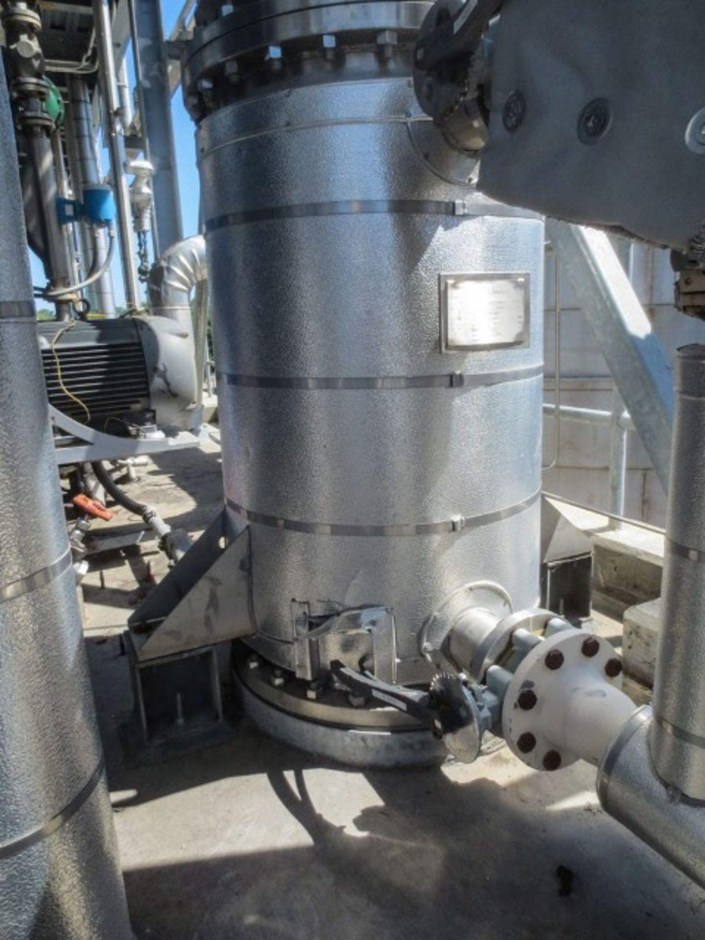 Vertical Tank heater. Enerquip SN 18303. ASME Nat'l Bd# 15963 MAWP . Used as Polisher feed tank - Image 2 of 5