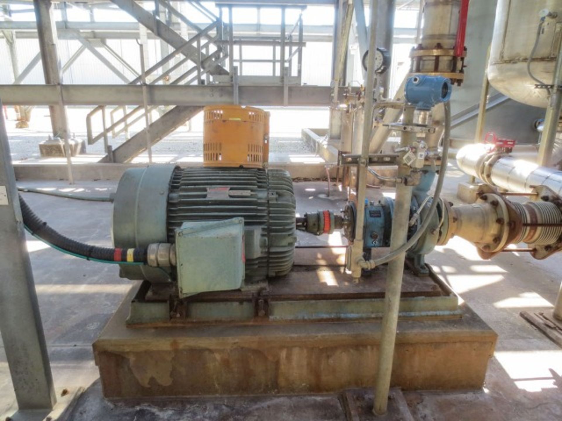 Goulds centrifugal pump, model 3196 LTX. Stainless steel 316. Size 4X6- Rigging/Loading Fee: $850 - Image 2 of 9