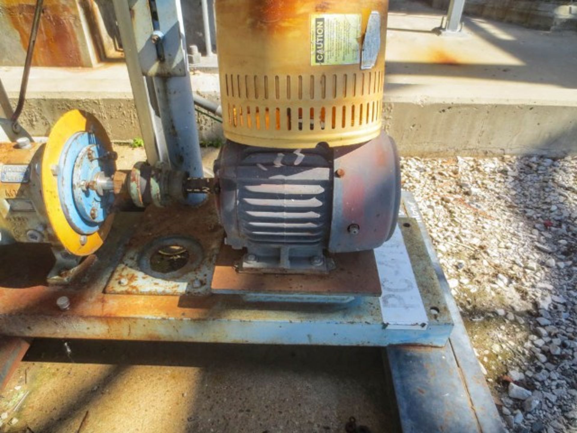 Goulds centrifugal pump, model 3196. Size 3X4-10 with 8.25" impeller Rigging/Loading Fee: $850 - Image 6 of 8