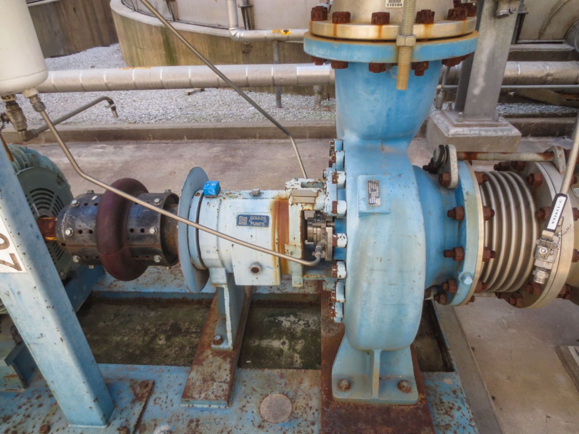 Goulds centrifugal pump, model 3180L. Size 10X12-19 with impeller dia Rigging/Loading Fee: $1000 - Image 2 of 8