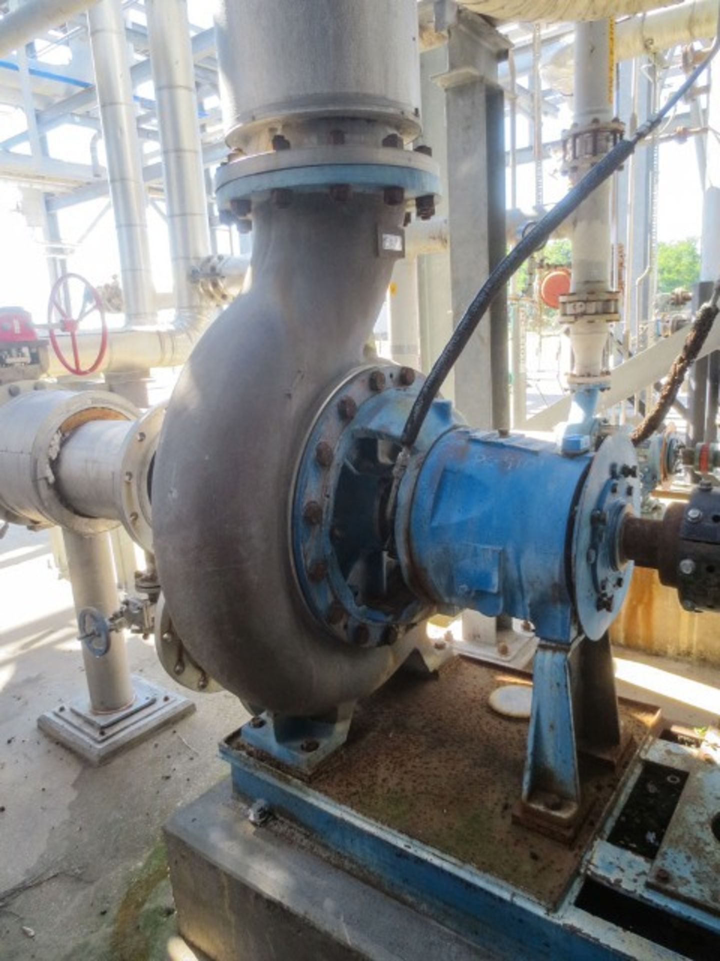 Goulds centrifugal pump, model 3175L. Size 14X14-22H with impeller dia 19.8125". 6 vane. Designed - Image 9 of 10