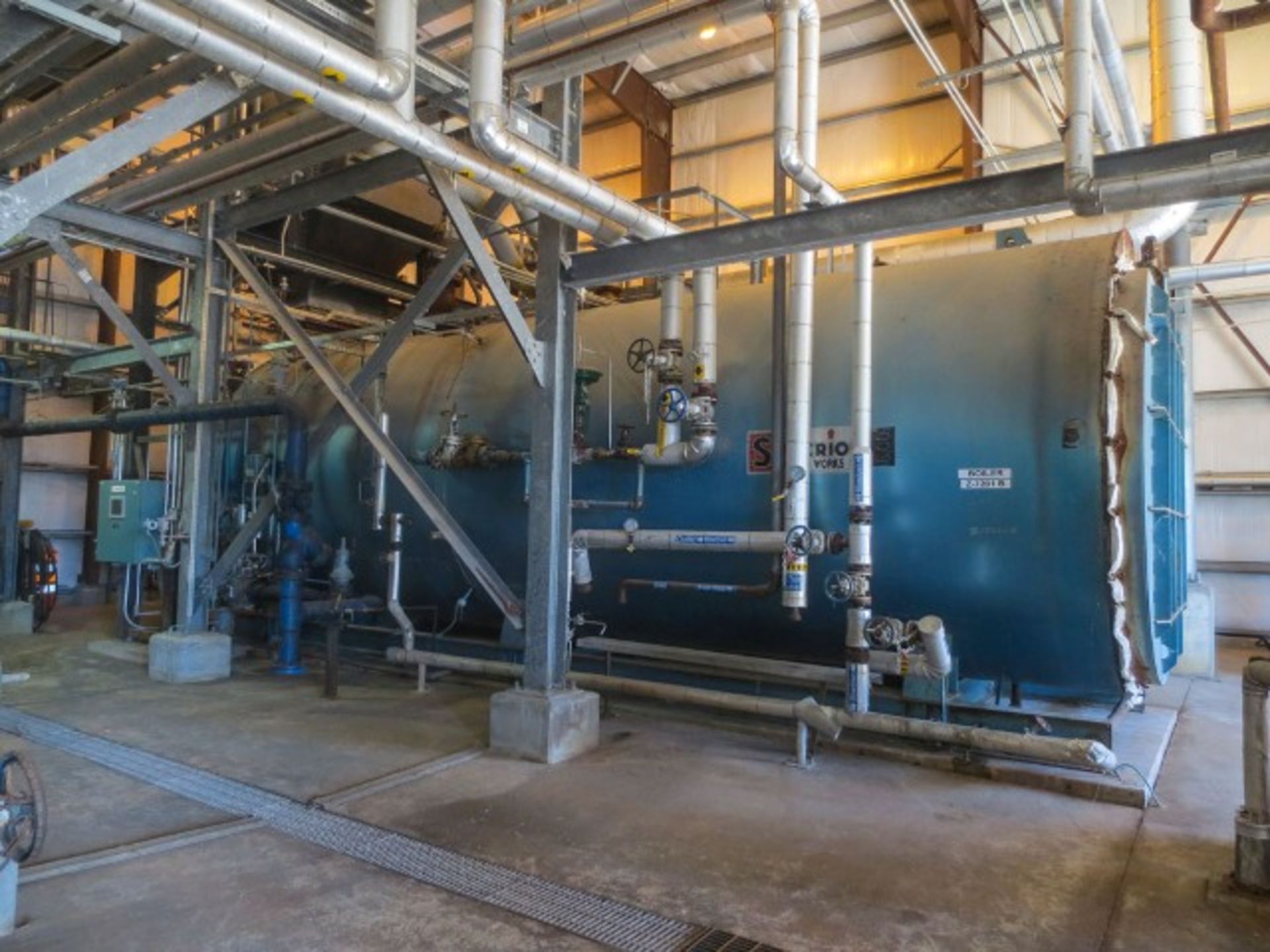 Firetube Boiler, Superior Boiler and Economizer 2200HP (73,645 MBTU) steam OUT, Lo NOx natural gas - Image 11 of 11