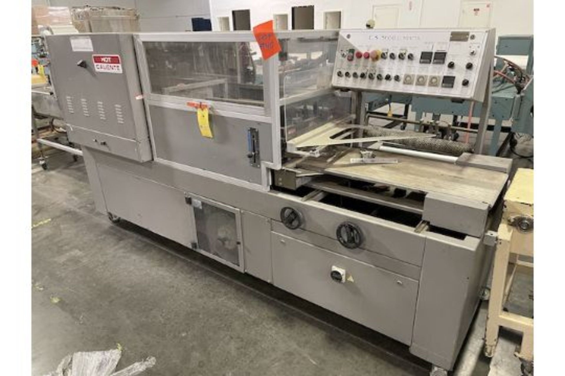 CS 5600 Copatta Tray Sealer with Heat Tunnel, 16" Wide Feed Belt, Rigging/Loading Fee $50