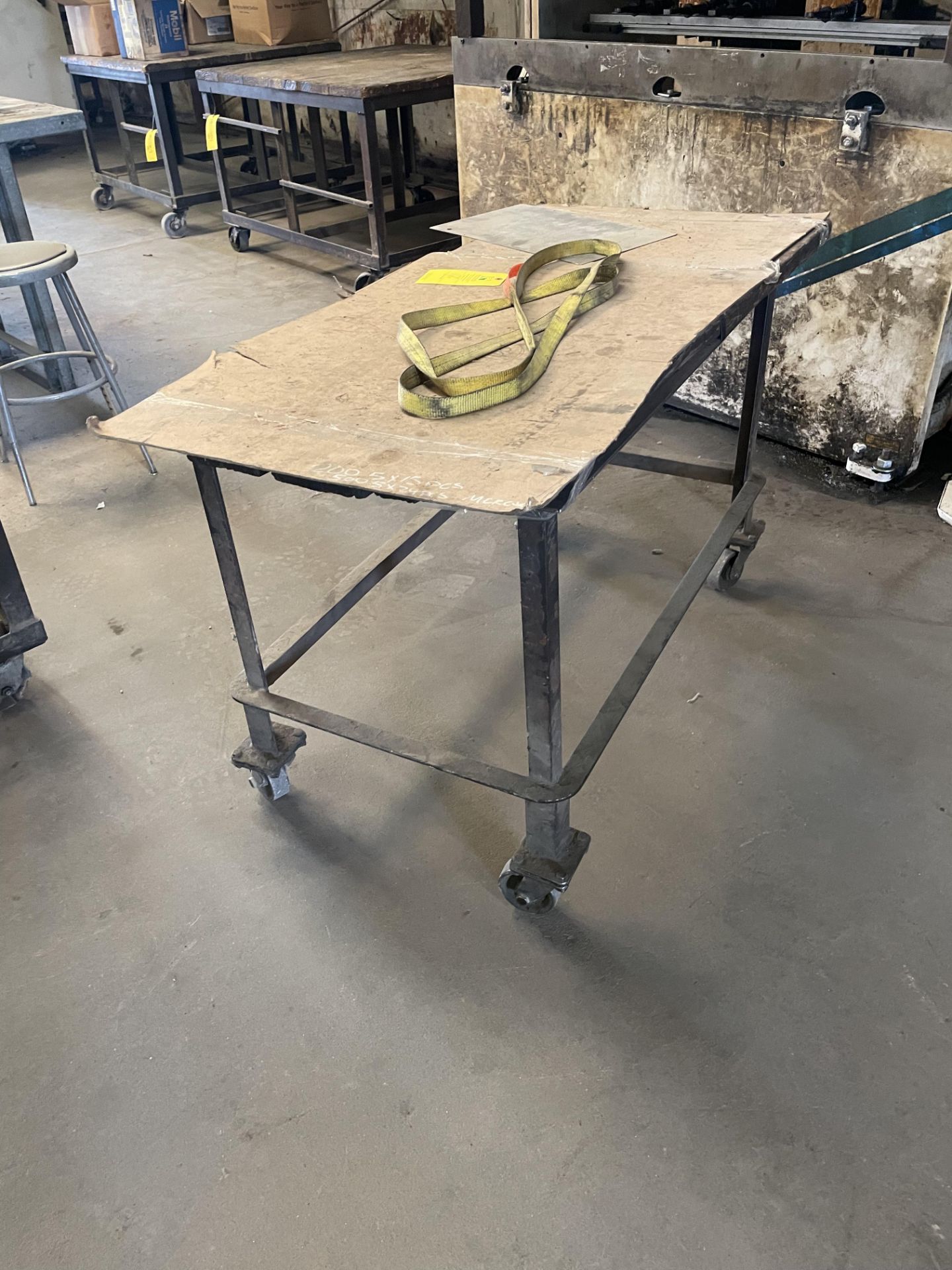 Shop Table on Casters