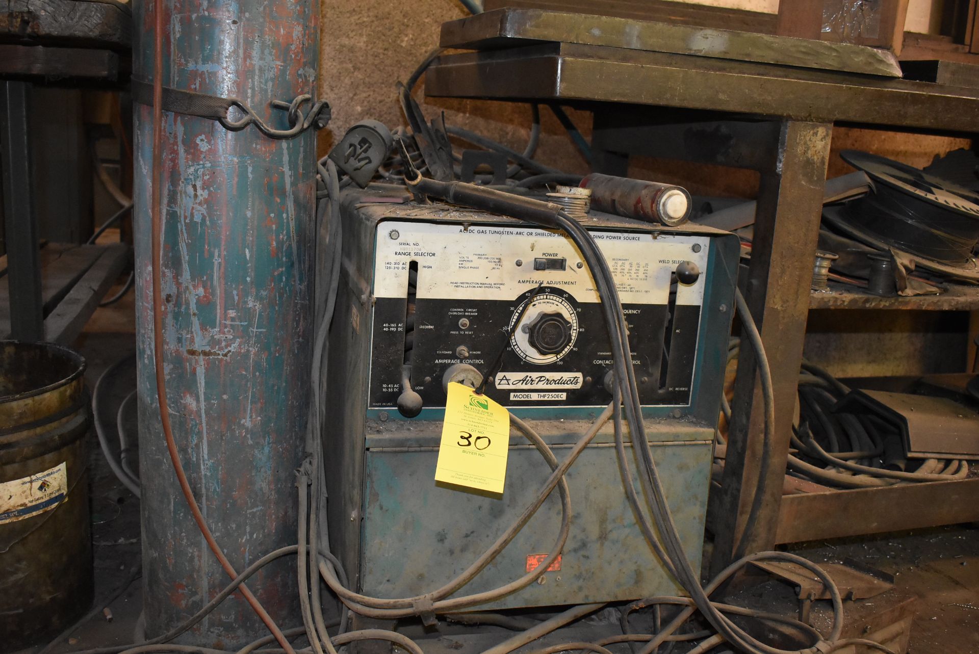 Air Products Model THF-250EC Welder, SN HGO11704, Note - Does Not Include Tank