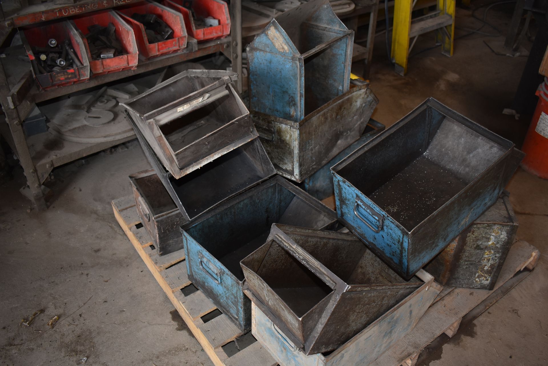 Skid - Steel Parts, Containers - Assorted - Image 2 of 2