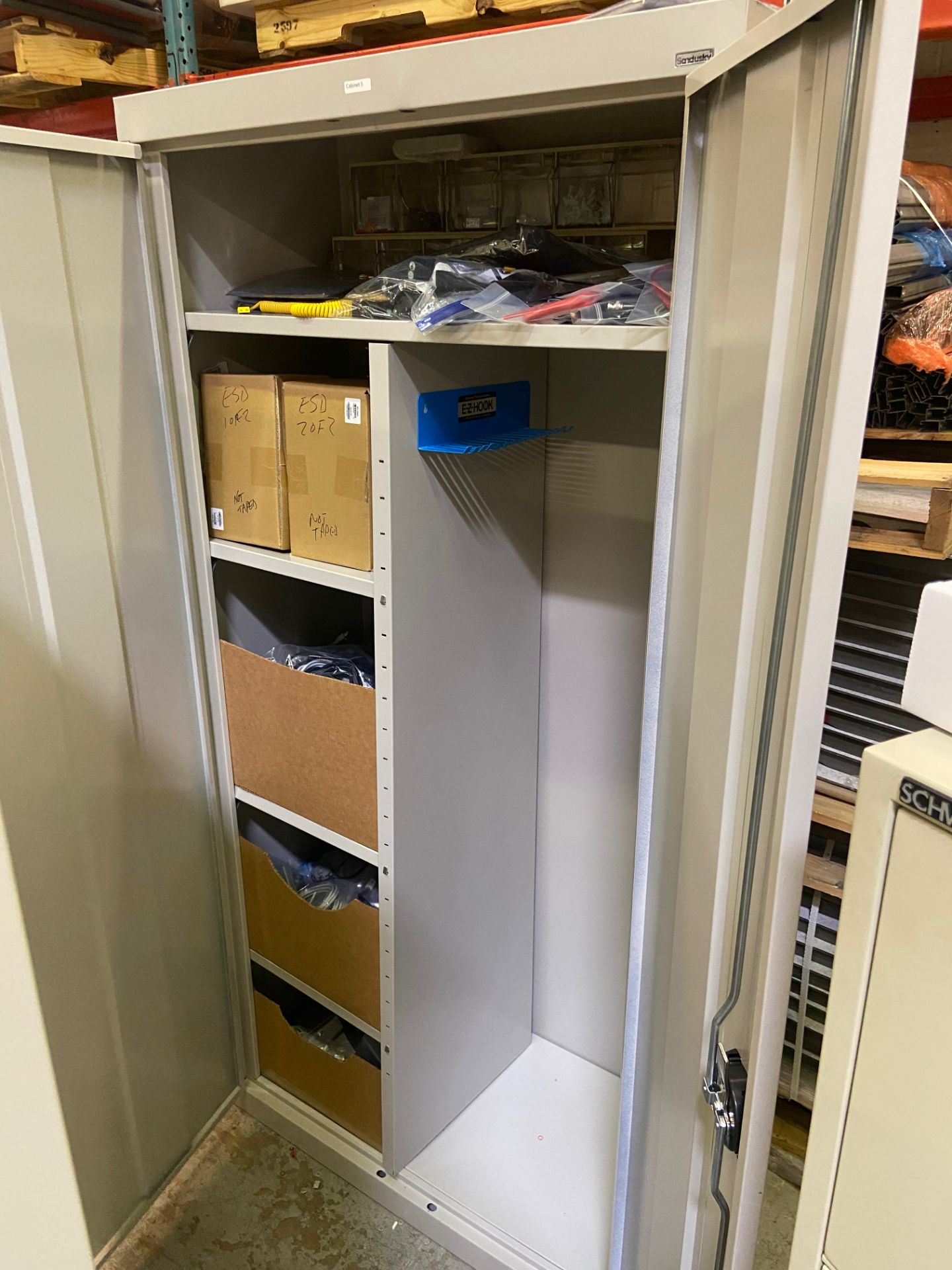 Cabinet and Contents (See Photos), Rigging Fee: $50