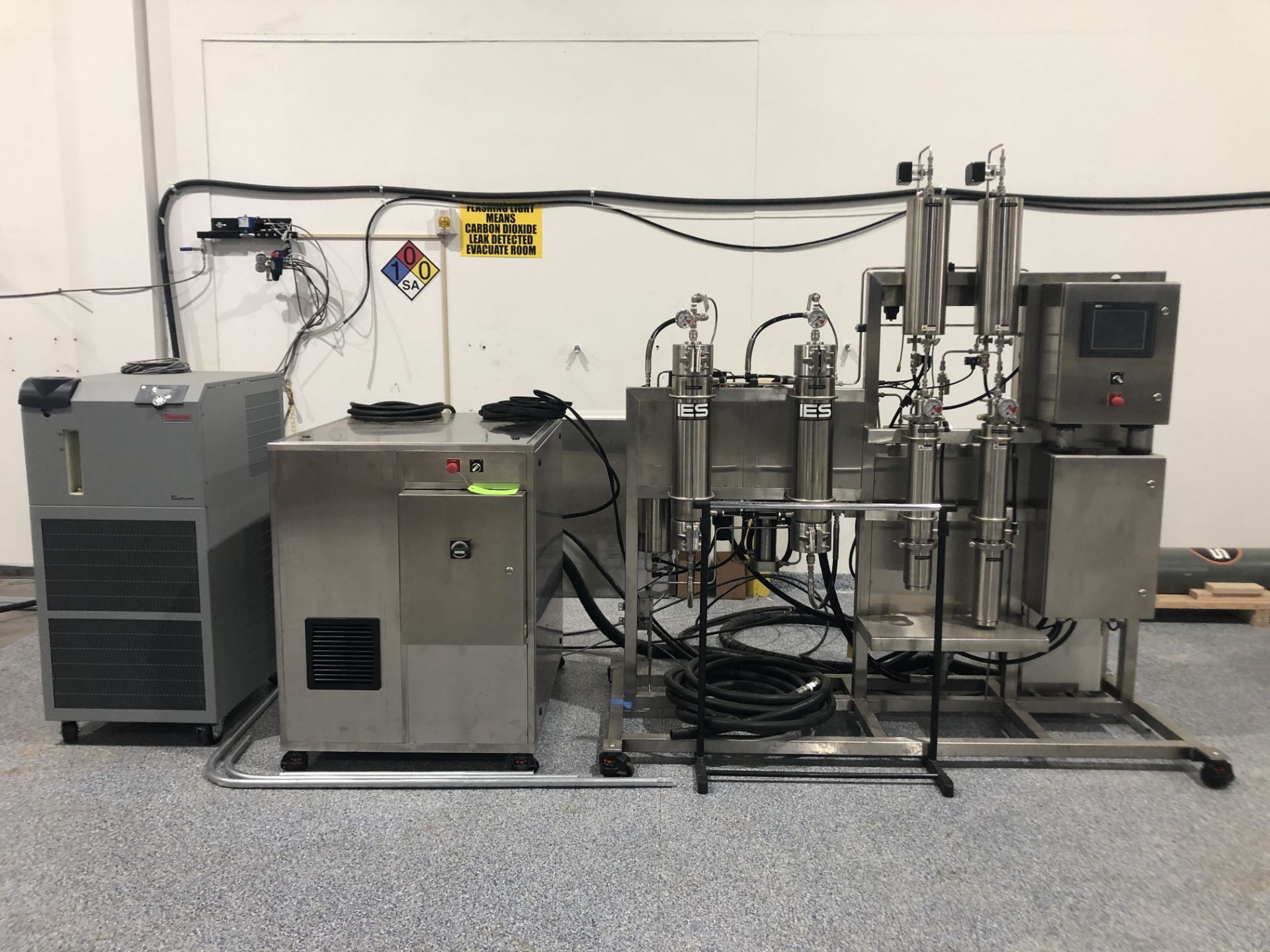 NEW Isolate Extraction Systems, Inc. (IES) Supercritical CO2 Extractor, Model# CDMH.5 - 2x-2f Hydrau