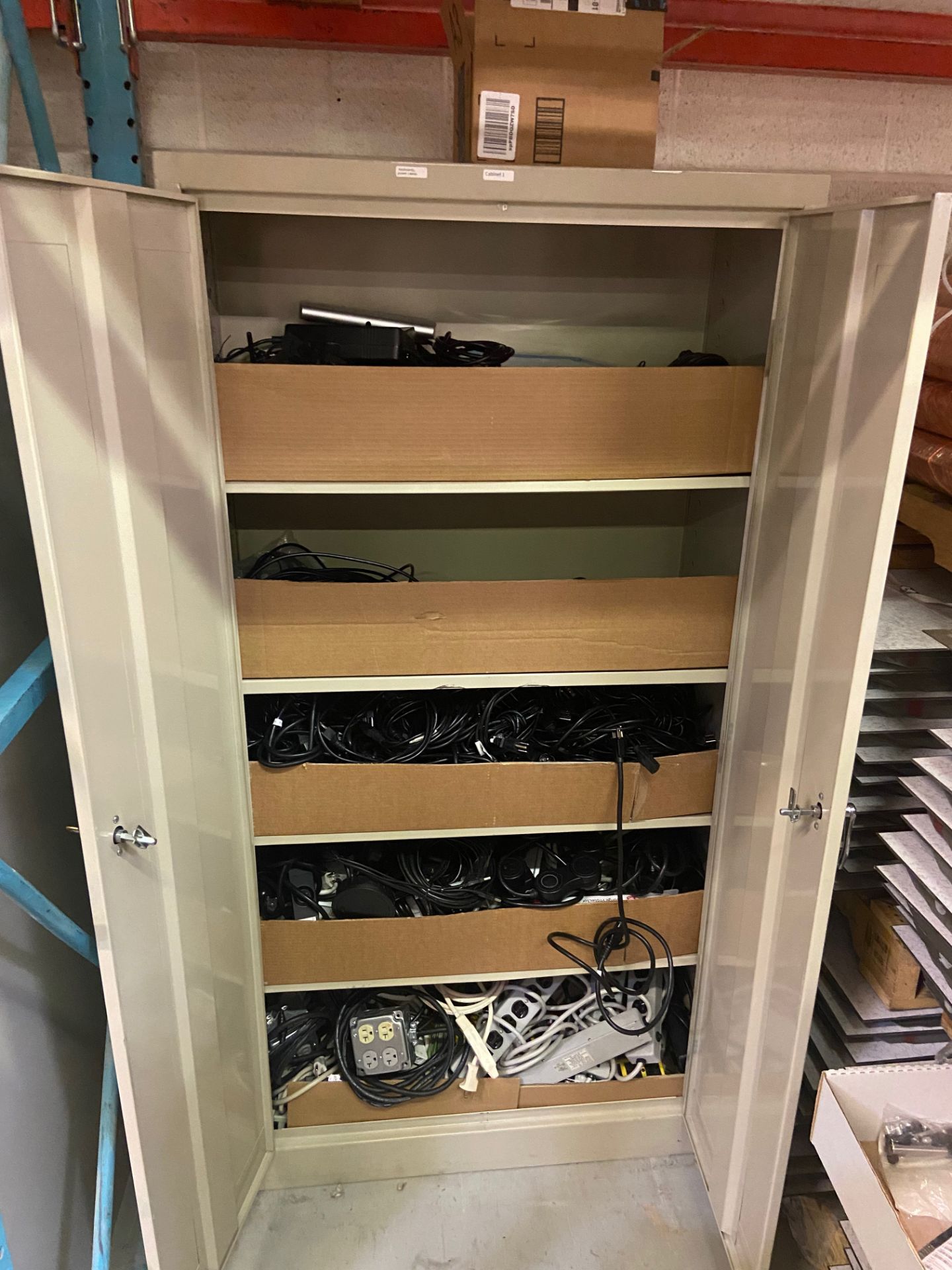 Cabinet and Contents (See Photos), Rigging Fee: $50
