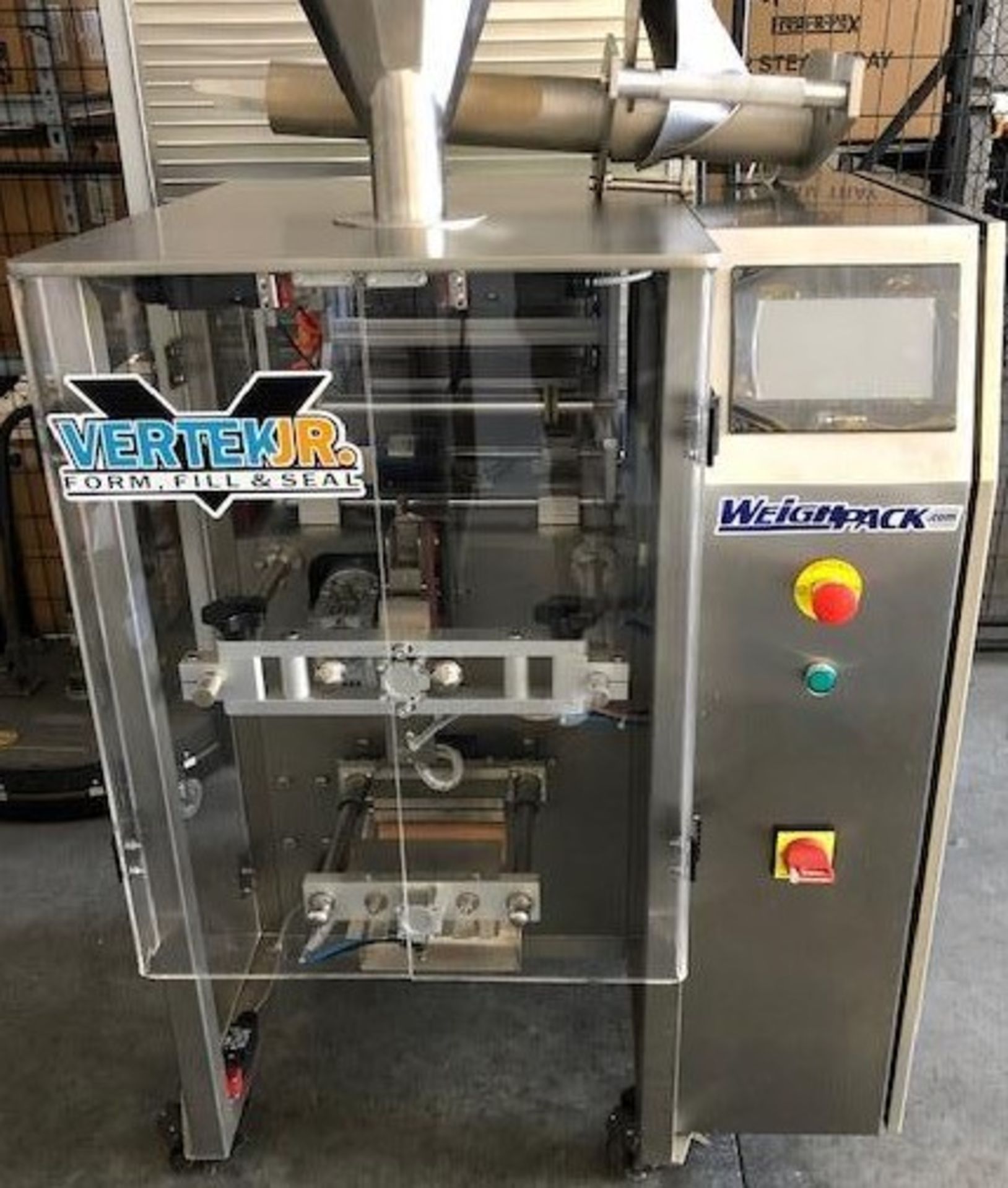 WeighPac vertek Jr. 2015 Brand new still in original crate. FFS machine all stainless with fill