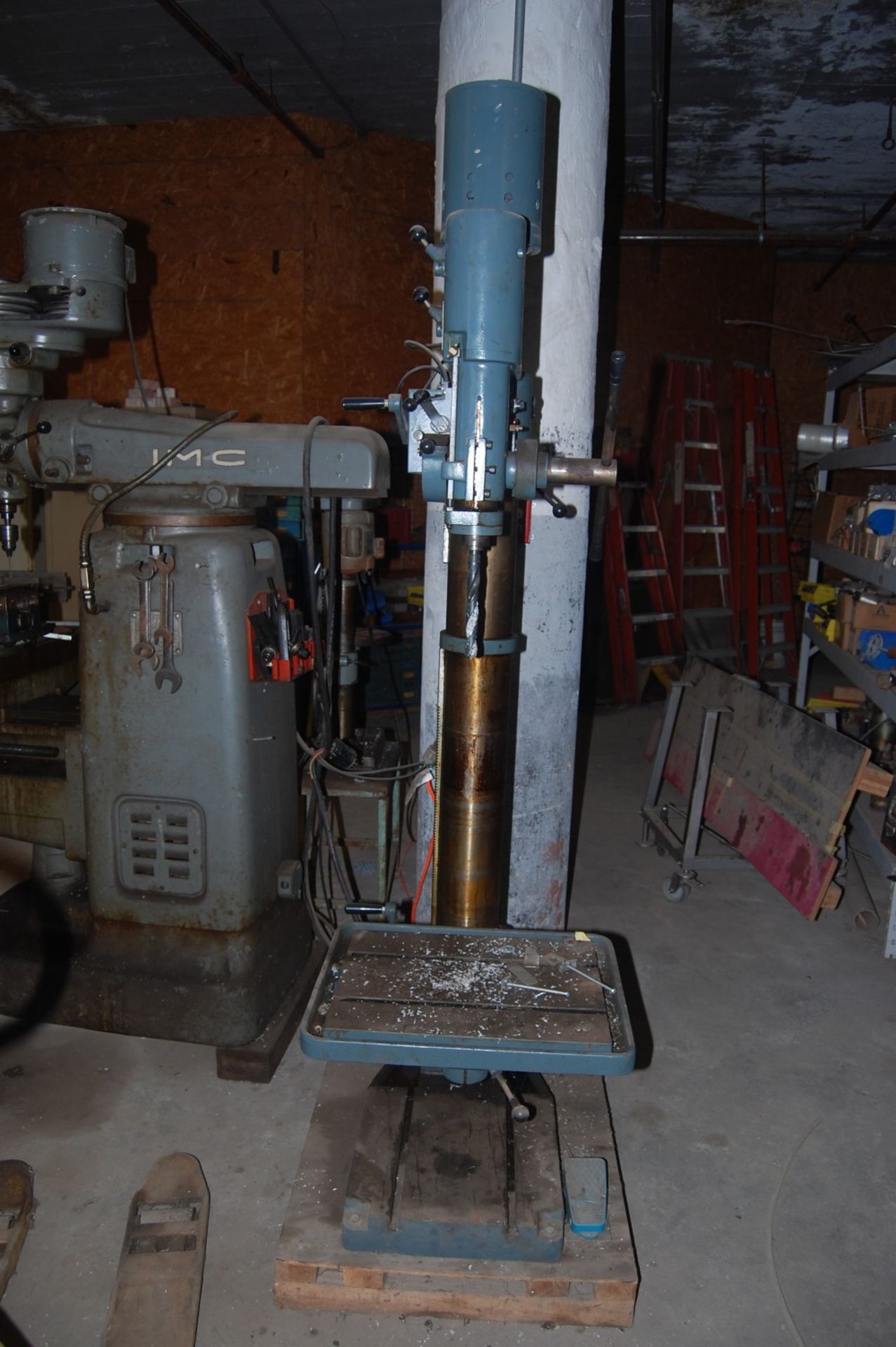 Large Enco drill press by powerful vertical drill machines mod 00233130 31x24x84" 2HP 220V 3