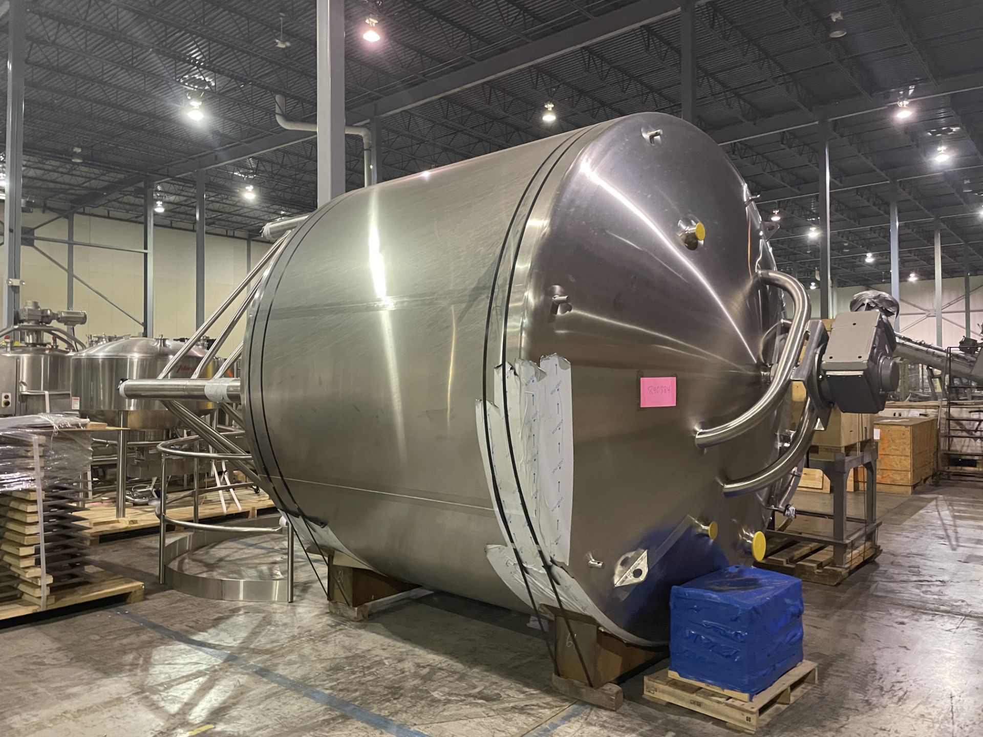 NEW FELDMEIER 4500 GALLON TANK Agitated and Jacketed Model: EPC-4500-114-TURB RIGGING/LOADING FEE -