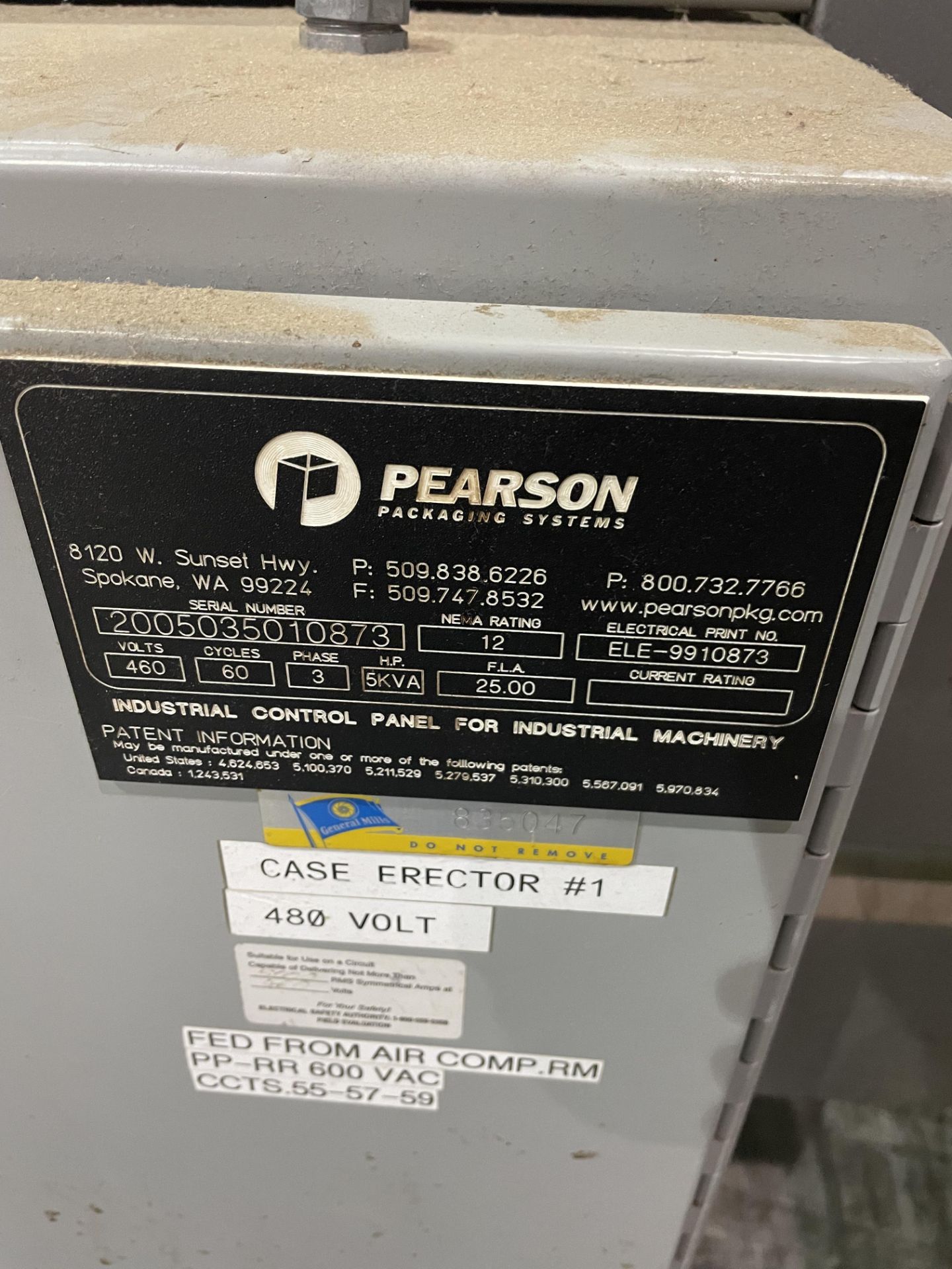 PEARSON CASE ERECTOR SN 2005035010873 RIGGING/LOADING FEE - $250 - Image 6 of 6