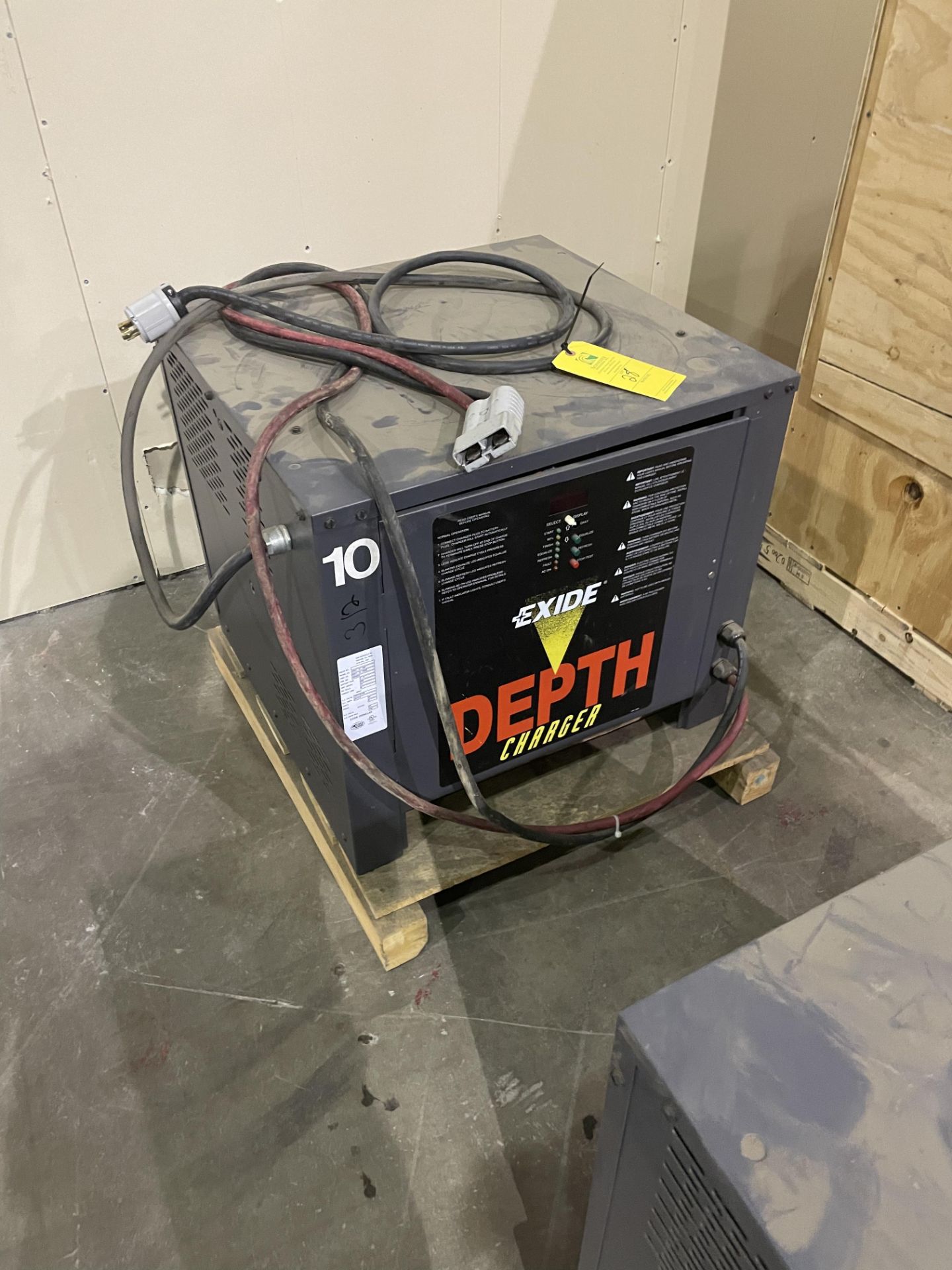 Exide depth charger D.C Volts 24 RIGGING/LOADING FEE - $50