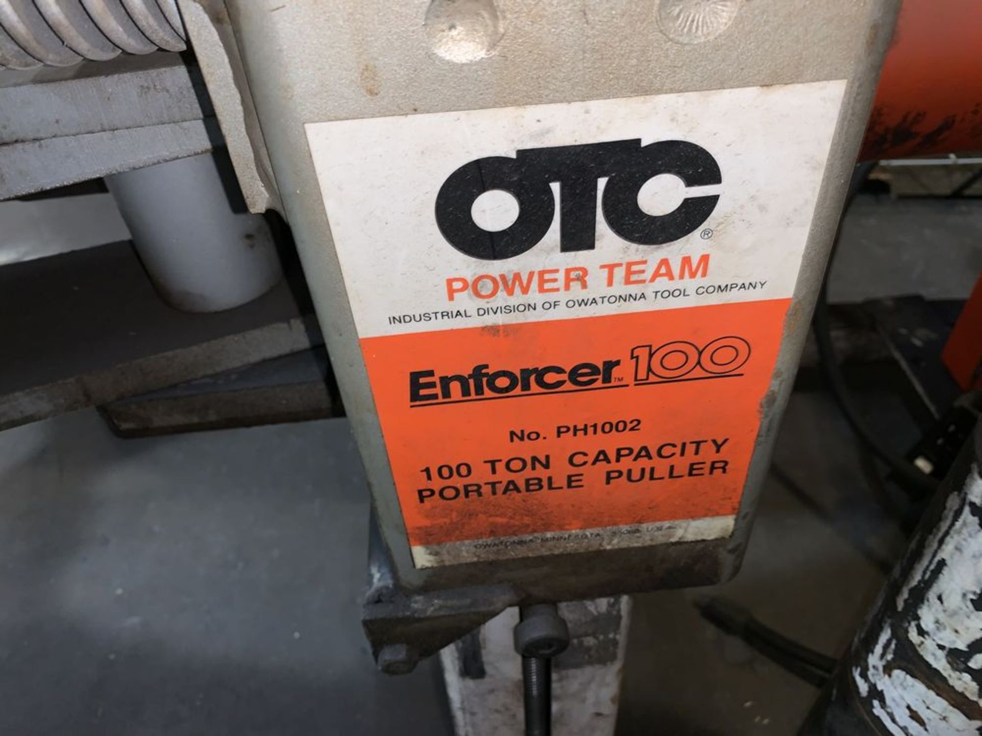 Canon City CO Used OTC Enforcer 100 ton horizontal press, purchased new approx 2015 and rarely used, - Image 3 of 5