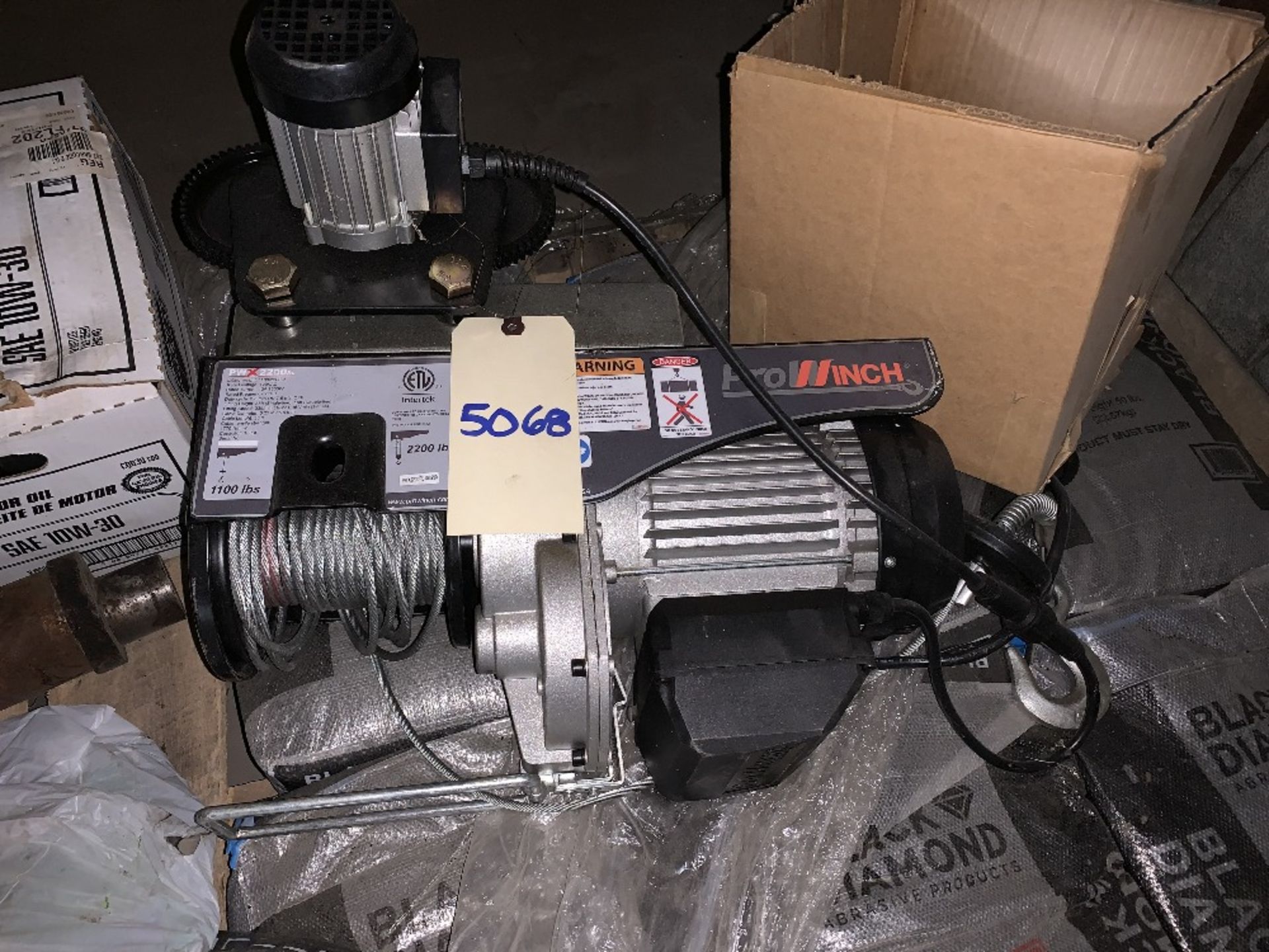 Canon City CO ProWinch PWX2200 electric winch for use on overhead cranes, purchased new but not - Image 2 of 3