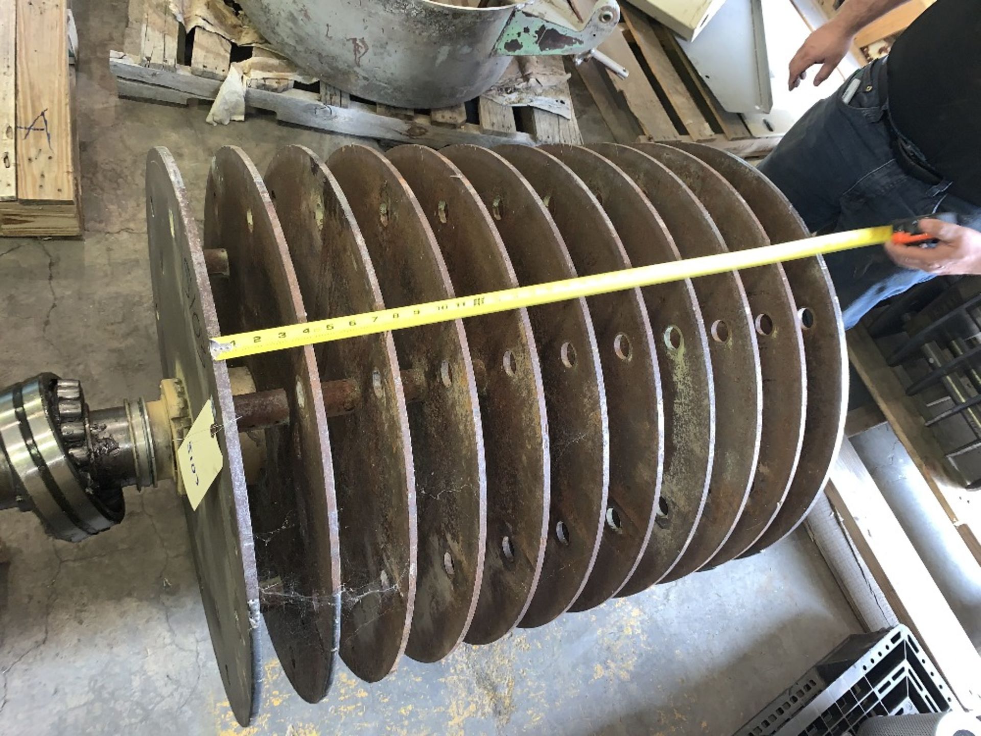 Canon City CO Used 4436 hammermill rotor for champion/bliss hammermill, new replacement cost - Image 4 of 5