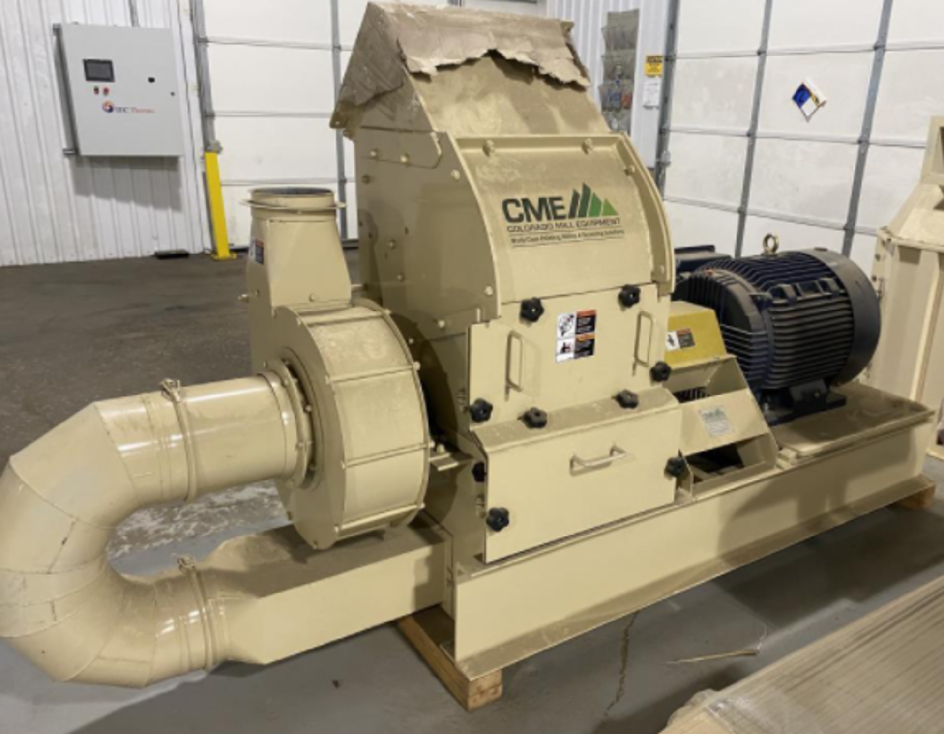 Located in Cannon City, CO: NEW/Unused Colorado Hammermill Equipment HMA100 with 100hp motor , 10" x