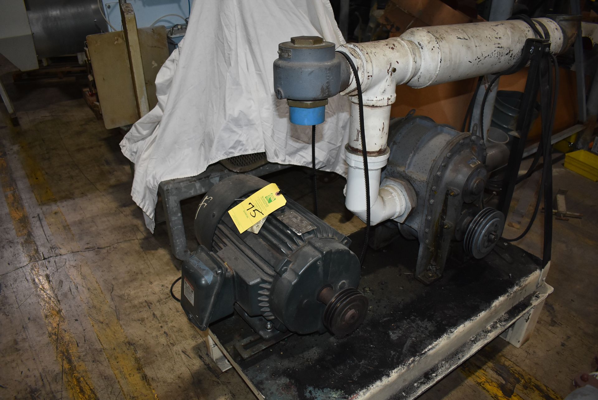 Blower Package w/Toshiba 15 HP Motor. RIGGING/LOADING FEE $30