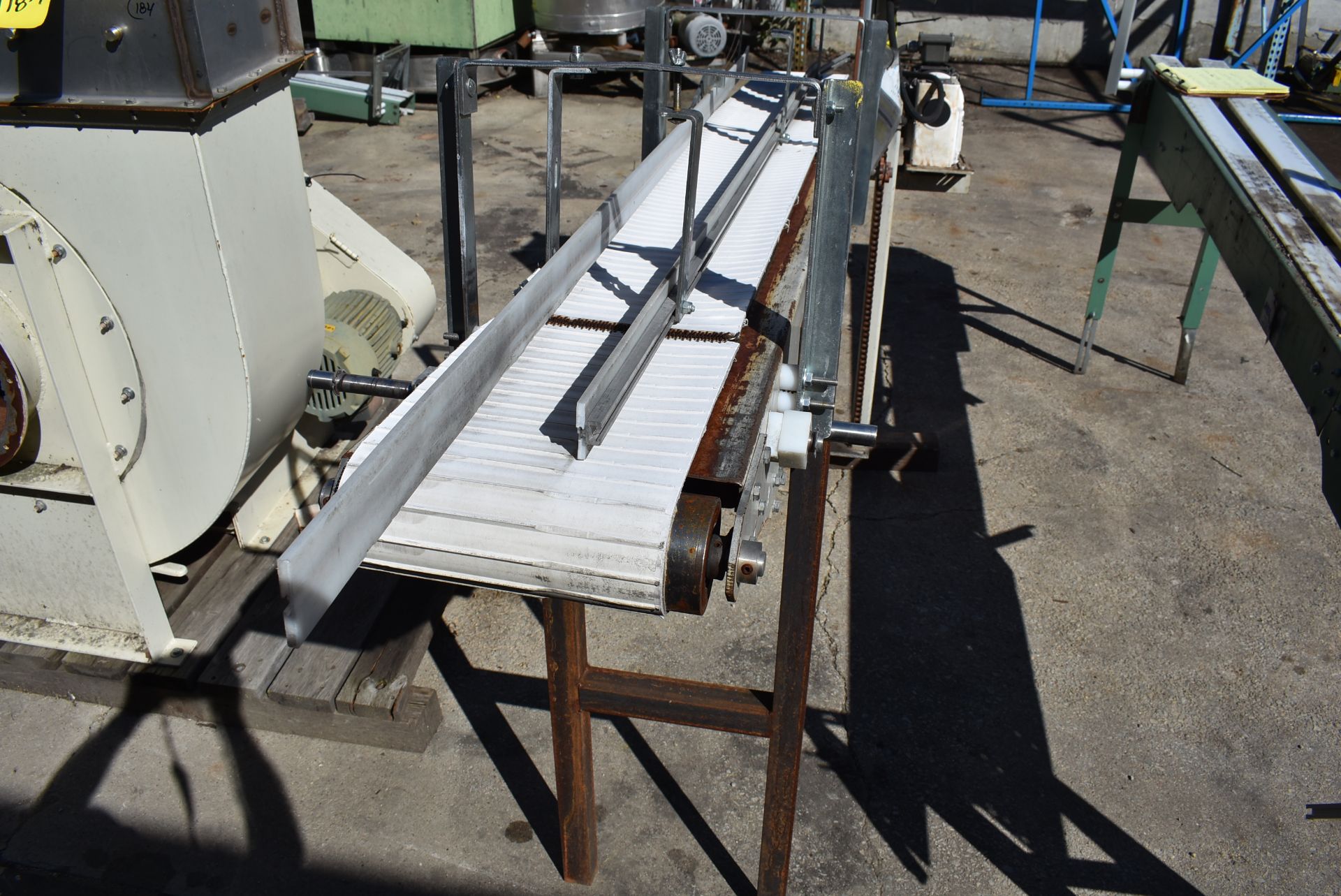 Motorized Belt Conveyor, 9' Length x 10" Wide Belt. RIGGING/LOADING FEE $30 - Image 2 of 3