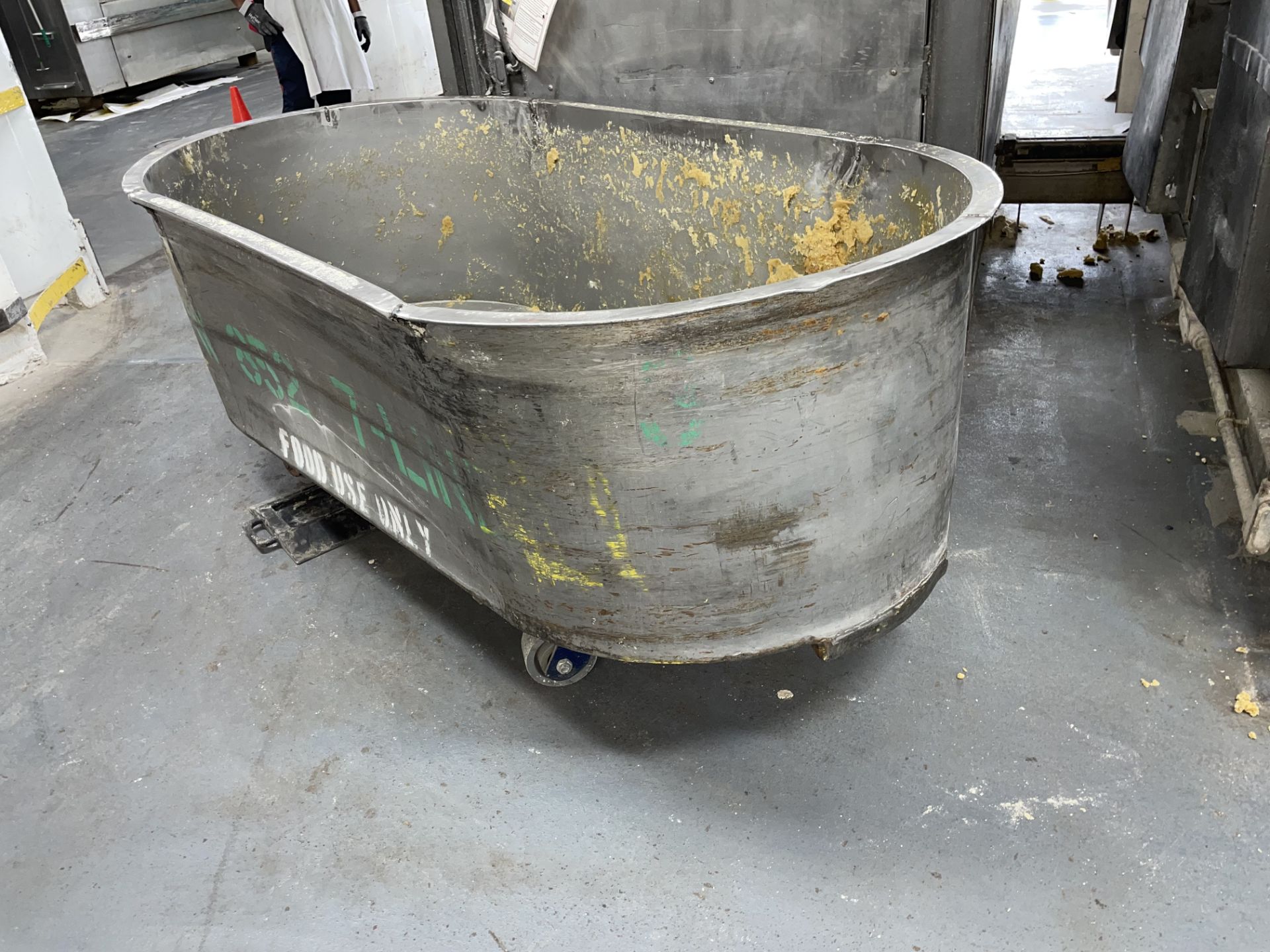 Lot of (3) Stainless Dough Troughs, Loading Fee: $ 100 - Late Delivery April 2022