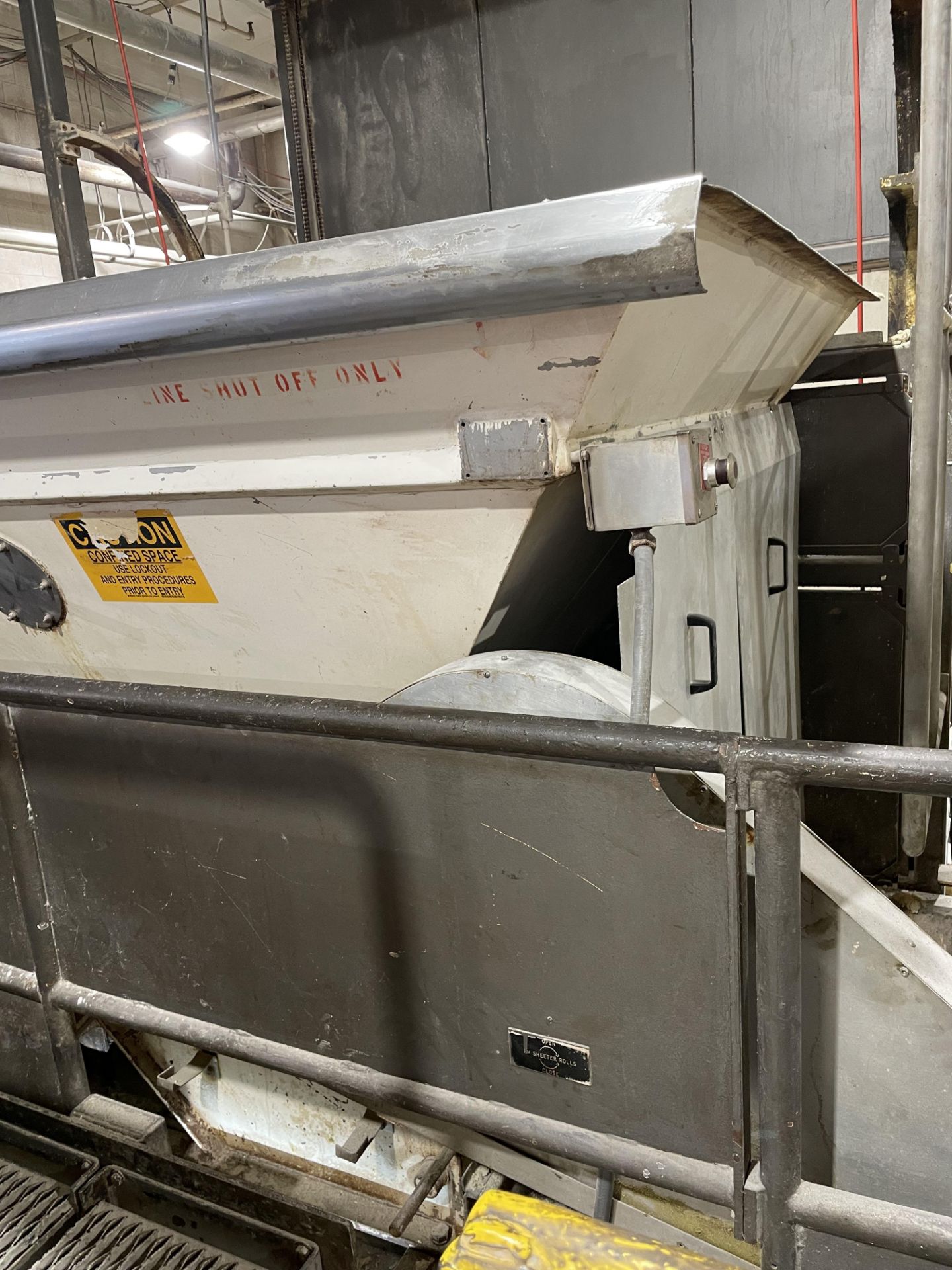 Dough Chunker/Hopper and Lapper Believed Baker Perkins 53" Wide, Loading Fee: $6500 - Image 11 of 12