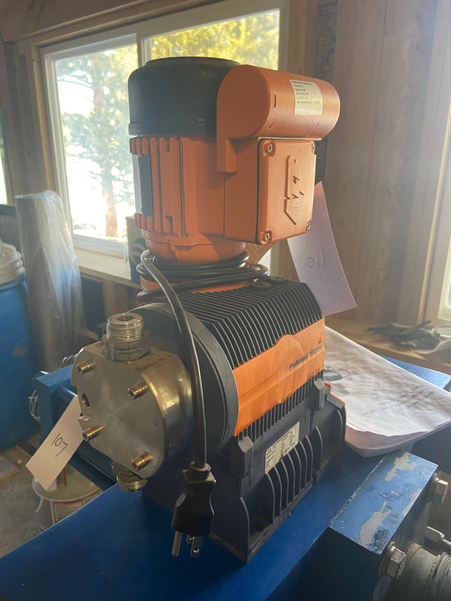 New ProMinent Diaphragm Metering Pump, Type S1BAH10022SSTS080N00, Serial# 2019173719, 115V, 60 Hz, - Image 7 of 8