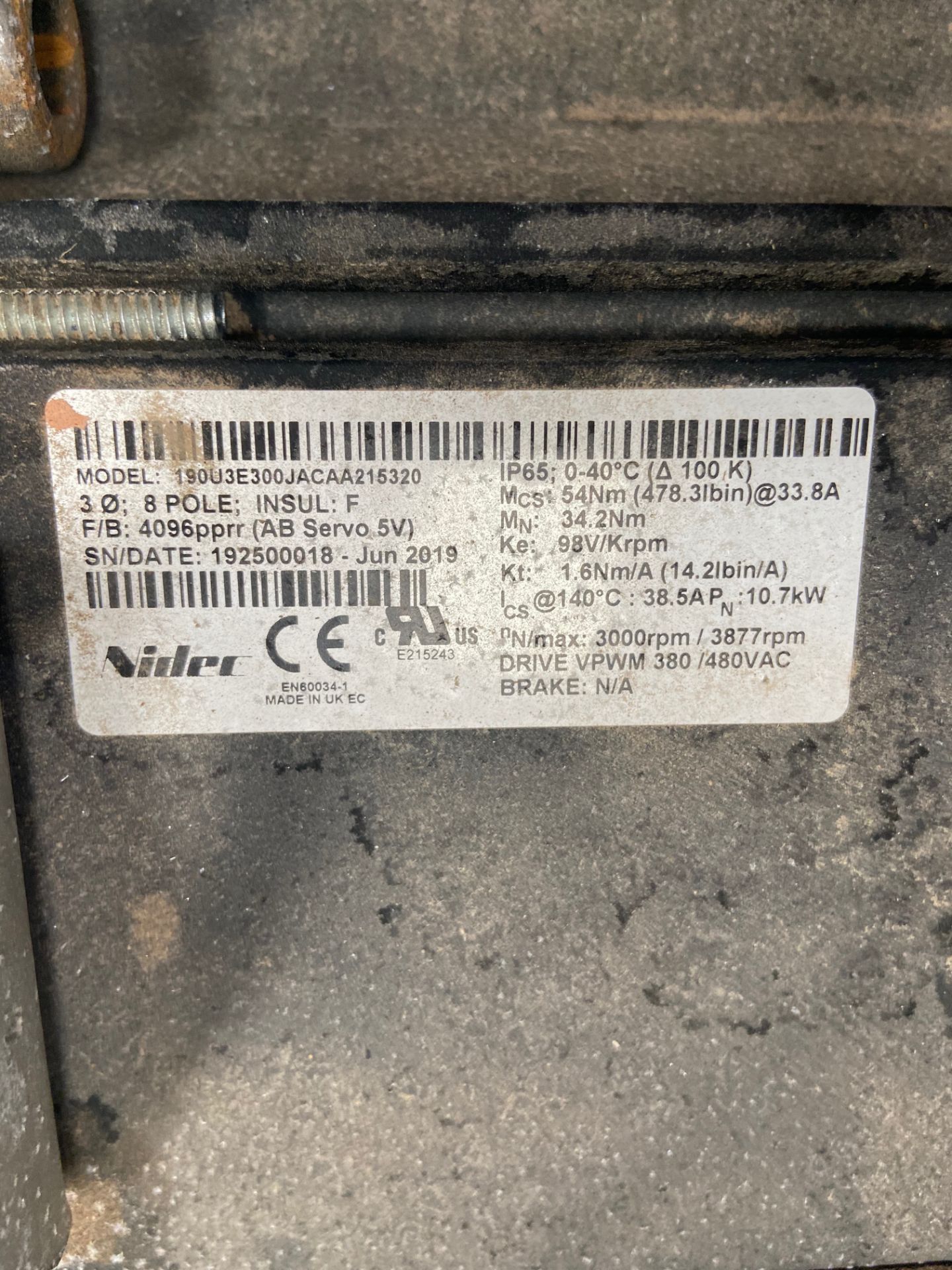 Kyntronics Hydraulic Actuator Press, Serial# 34187-01-001, Year 2019, Rigging/ Loading Fee: $50 - Image 8 of 9