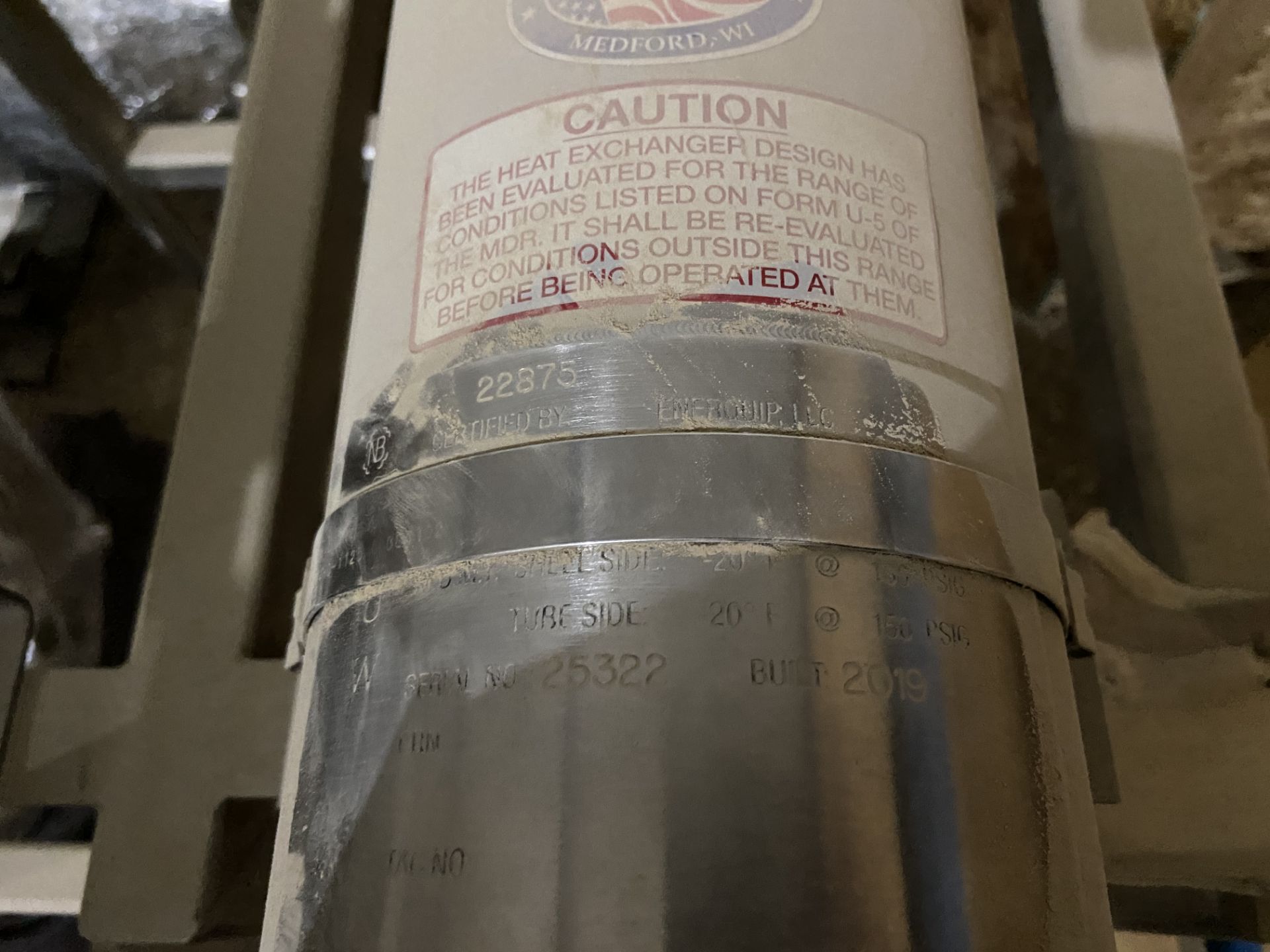 NEW Enerquip Heat Exchanger, Serial# 25326, Year 2019, Rigging/ Loading Fee: $50 - Image 3 of 6