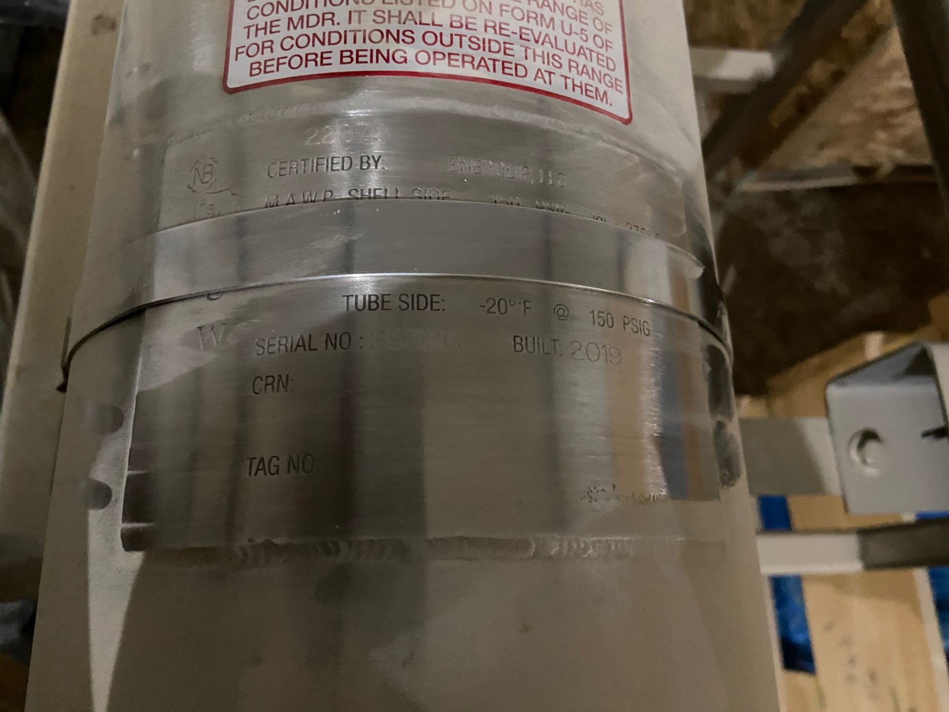 NEW Enerquip Heat Exchanger, Serial# 25326, Year 2019, Rigging/ Loading Fee: $50 - Image 2 of 6