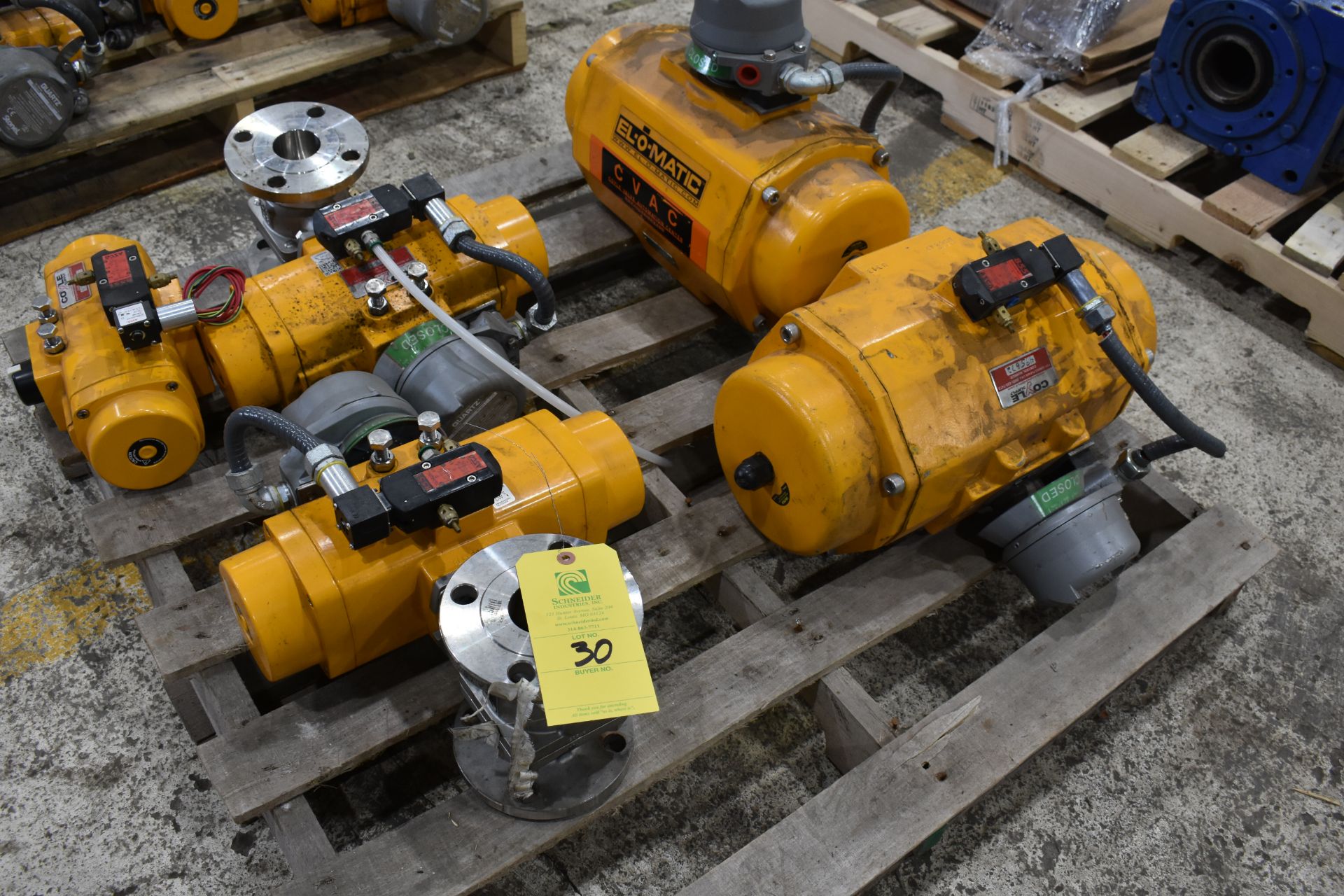 (5) Coyle Actuators, Assorted