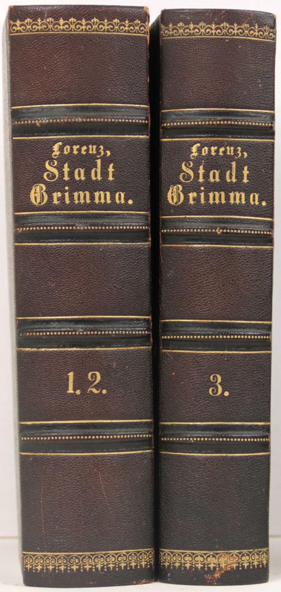 Grimma. - Lorenz, Christian Gottlob: Die Stadt Grimma im Königreiche Sachsen, historisch beschrieben