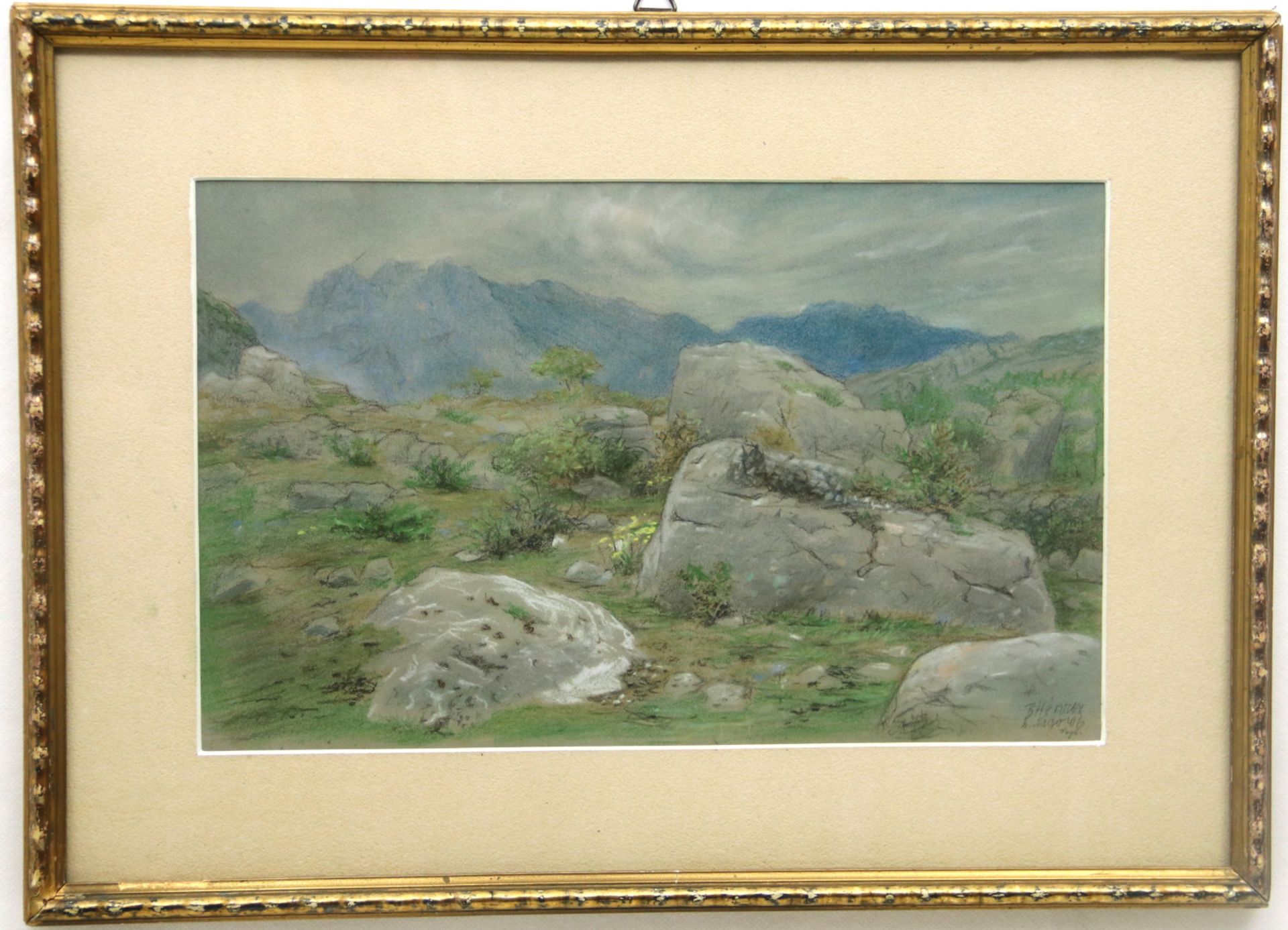 Héroux, Bruno. (1868-1944): "Aus dem Steinmeer bei Nago". - Image 2 of 3