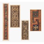 Lot: 4 koptische Textilfragmente