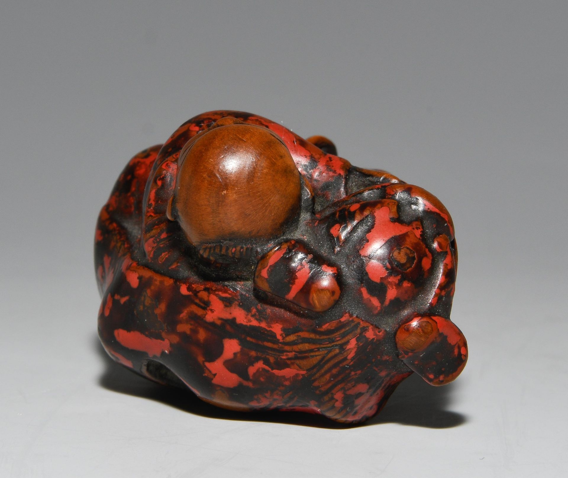 Holz-Netsuke - Bild 6 aus 7