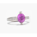 Pink-Saphir-Ring