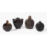 Lot: 4 Snuff Bottles