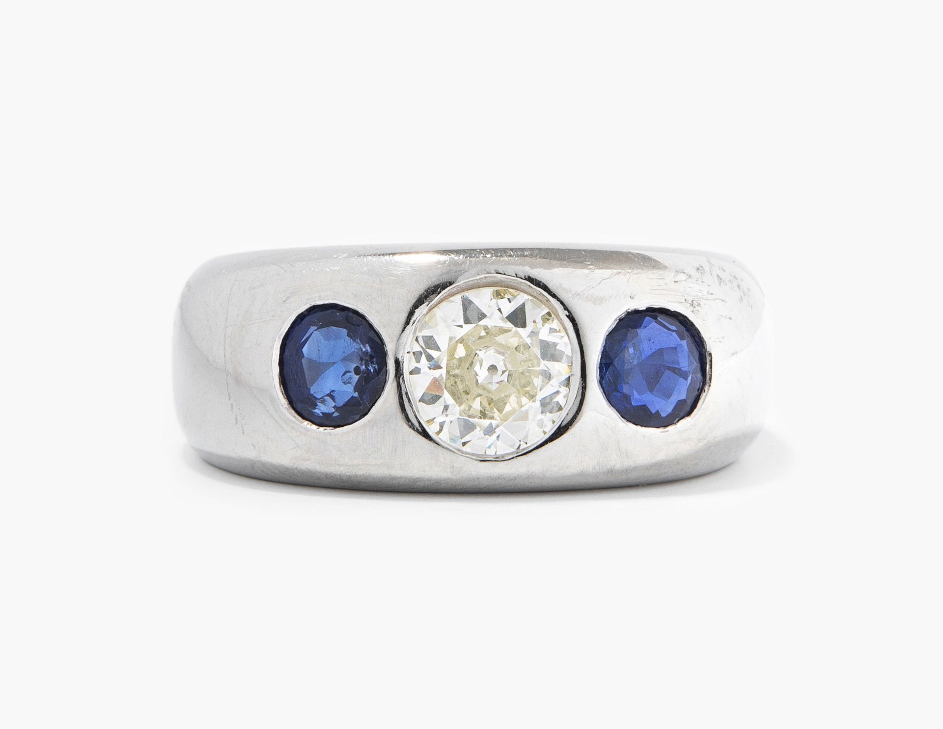 Brillant-Saphir-Ring