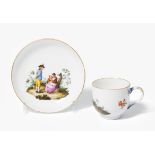 Meissen, Tasse mit Untertasse