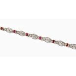 Diamant-Rubin-Bracelet